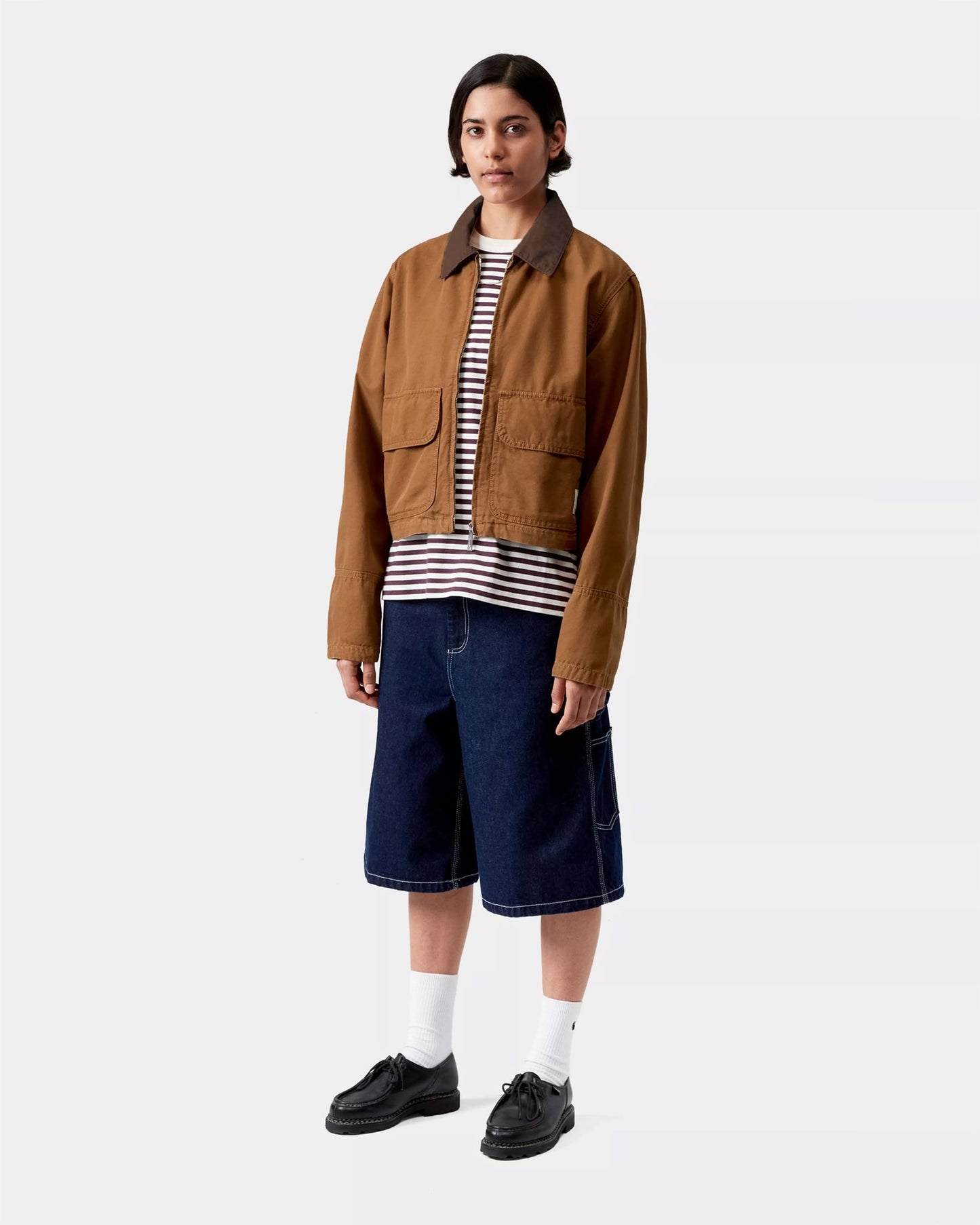 Work Jacket Crop Carhartt WIP Prescott para mujer