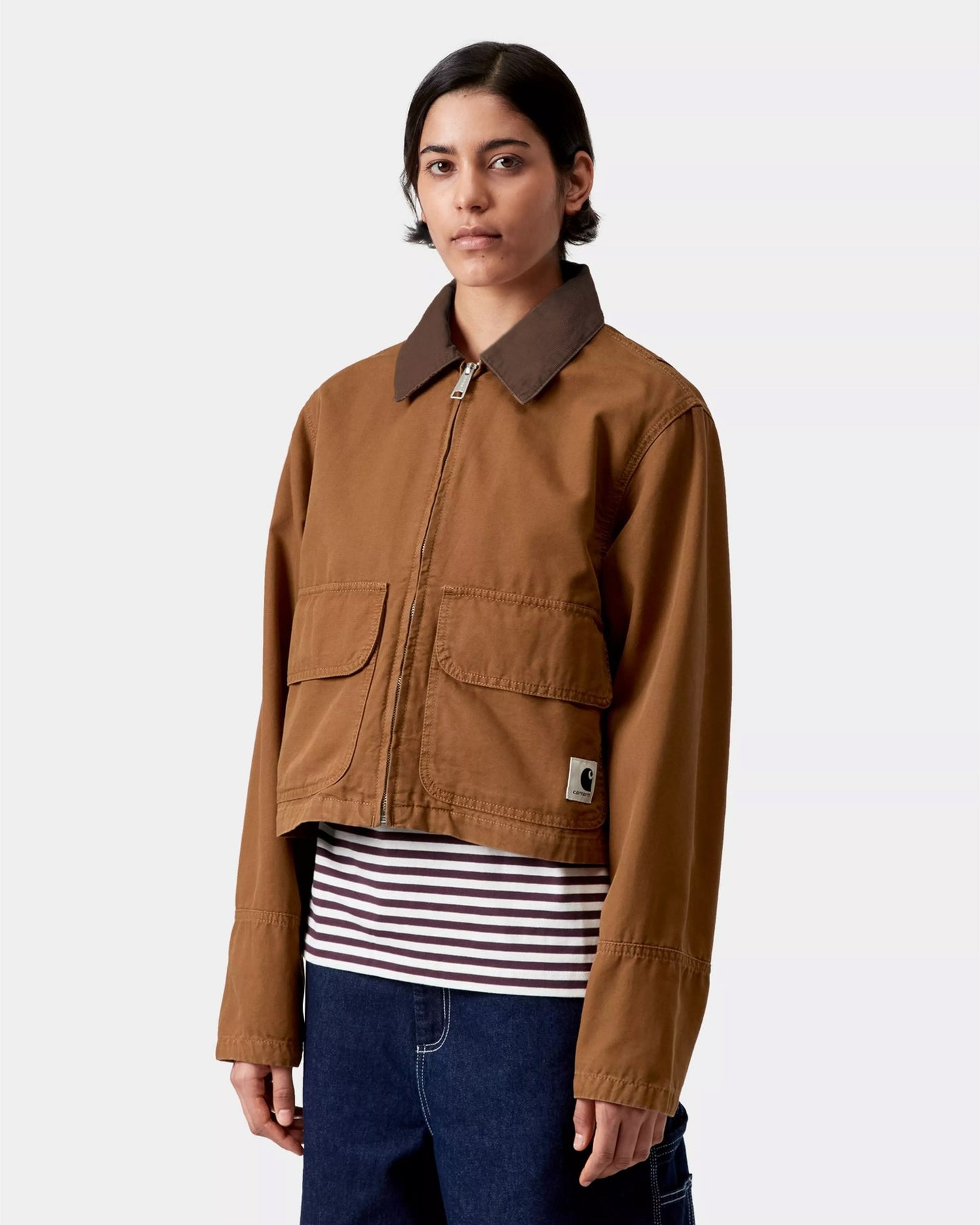 Work Jacket Crop Carhartt WIP Prescott para mujer