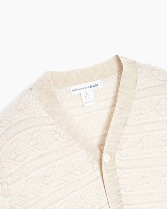 Chaqueta Comme Des Garçons Shirt Men's Knit Cargidan para hombre
