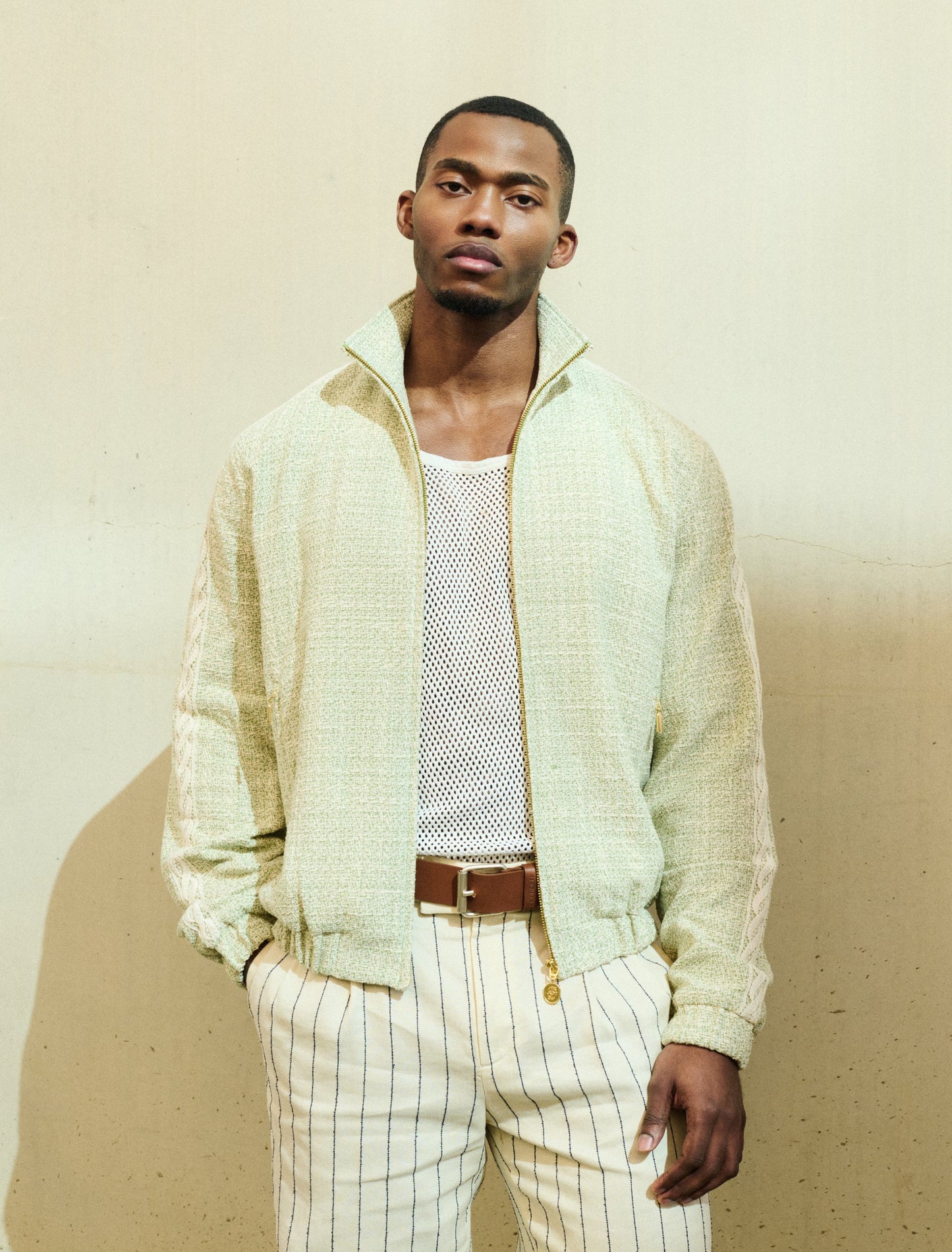 Chaqueta de chandal Relaxed Drôle de Monsieur Men's Tweed Jacket para hombre