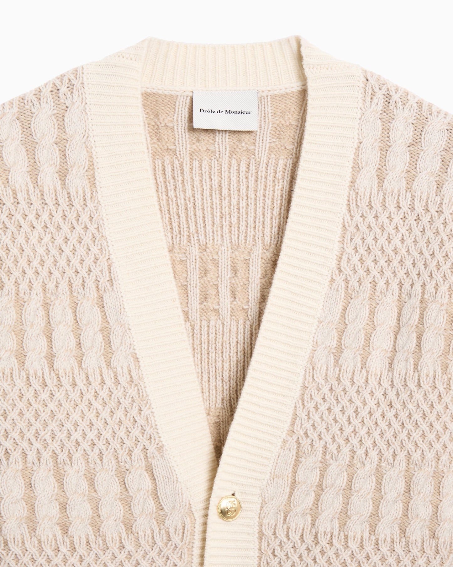 Cardigan Relaxed Drôle de Monsieur para hombre