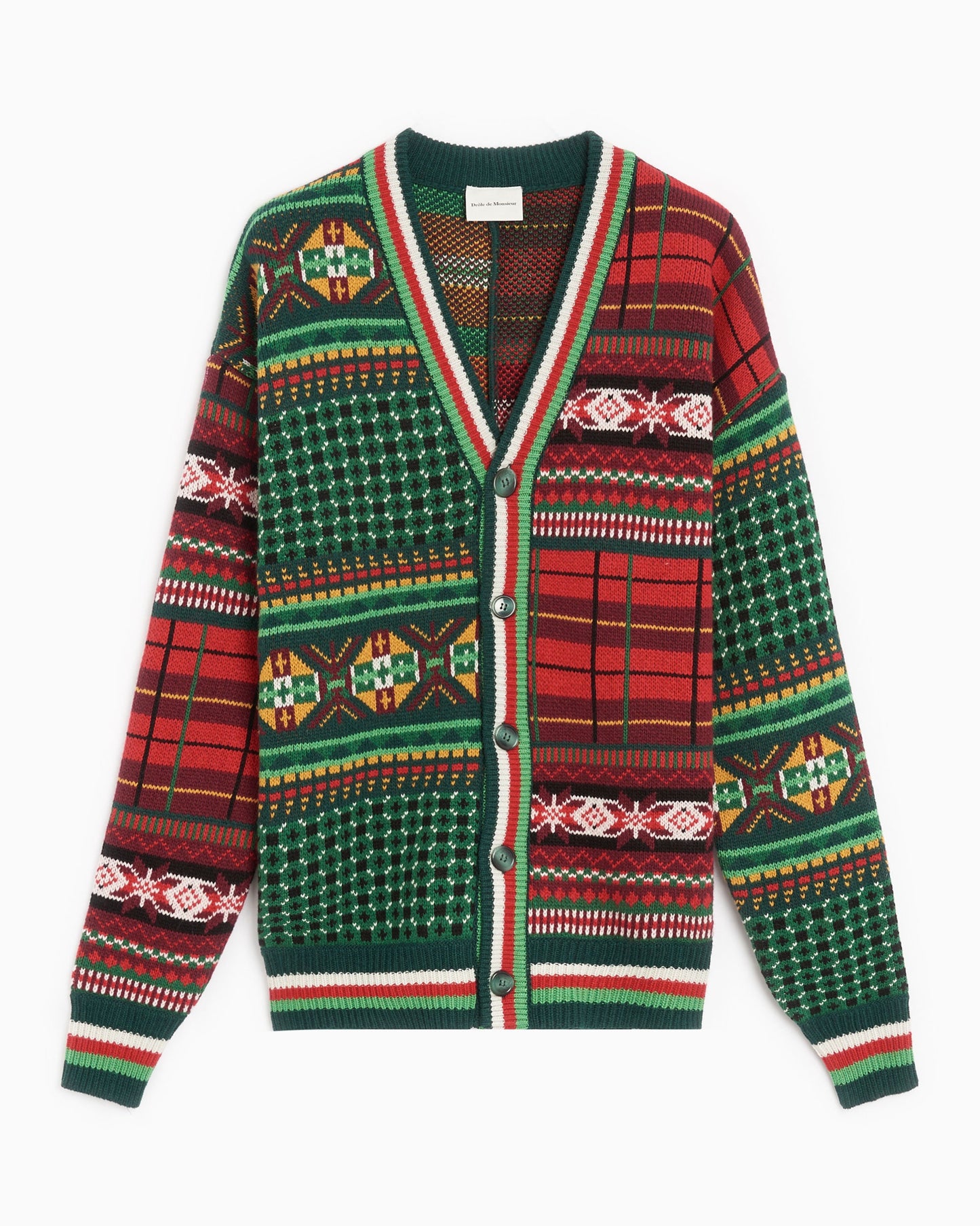 Cardigan Drôle de Monsieur Santa Men's Cardigan para hombre