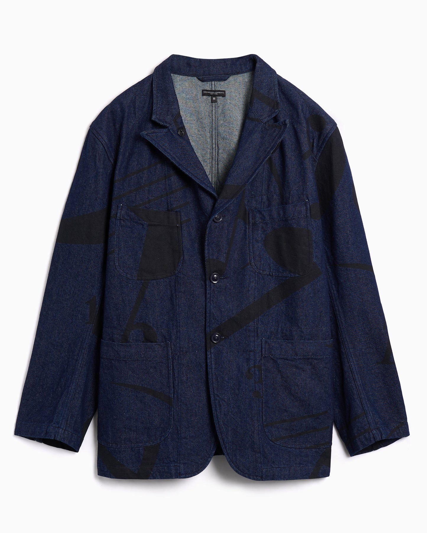 Chaqueta vaquera con gráfico Engineered Garments Bedford Music Note para hombre