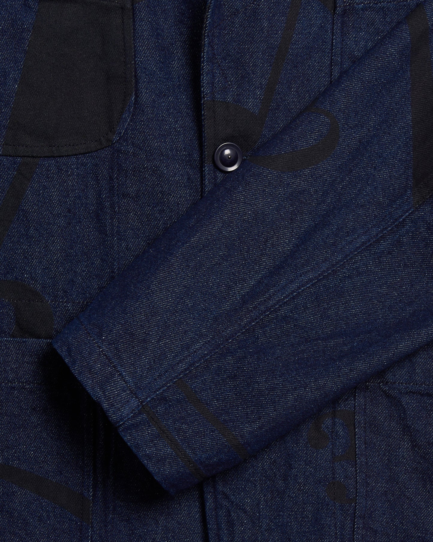 Chaqueta vaquera con gráfico Engineered Garments Bedford Music Note para hombre