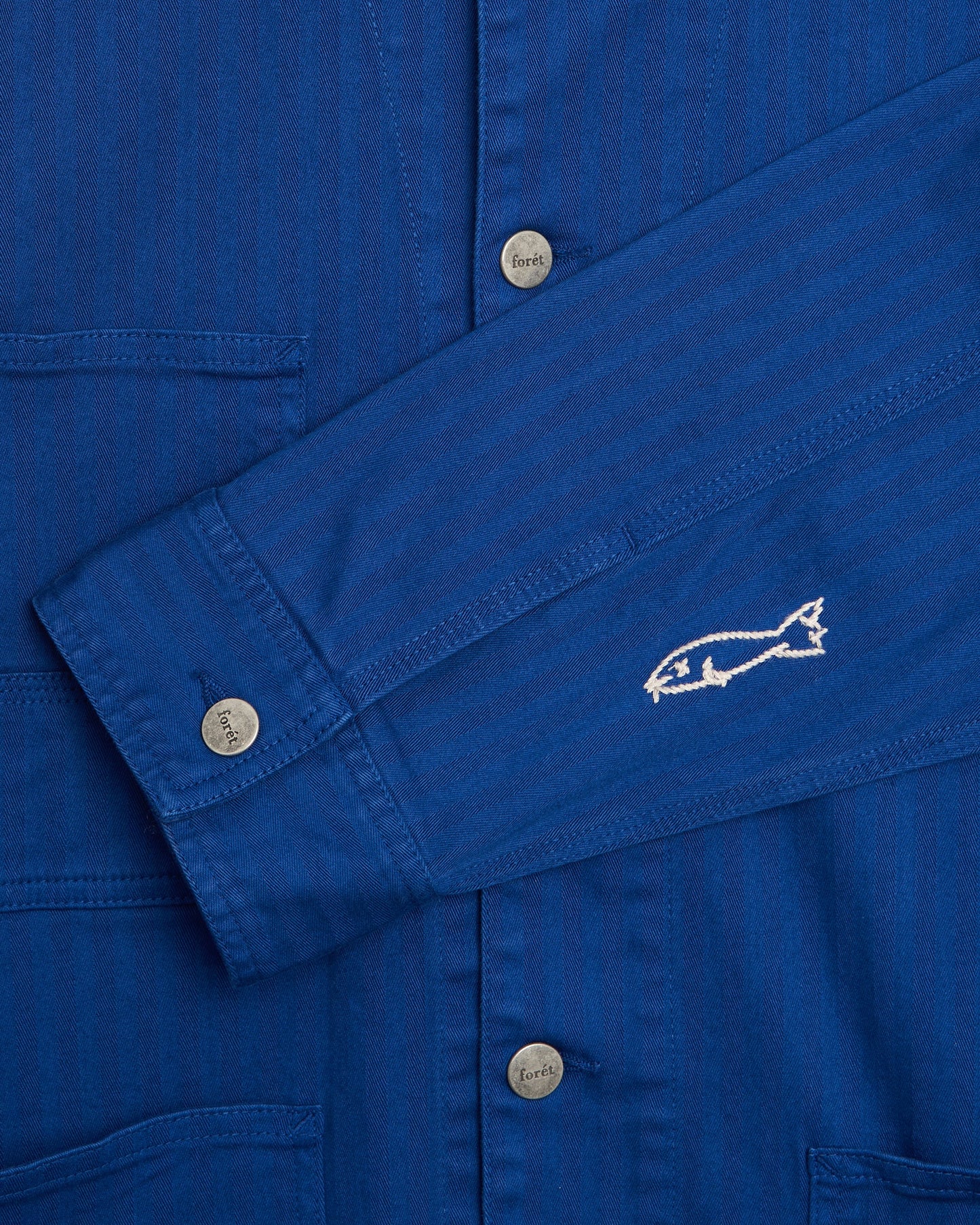 Sobrecamisa bordado forét Forager para hombre