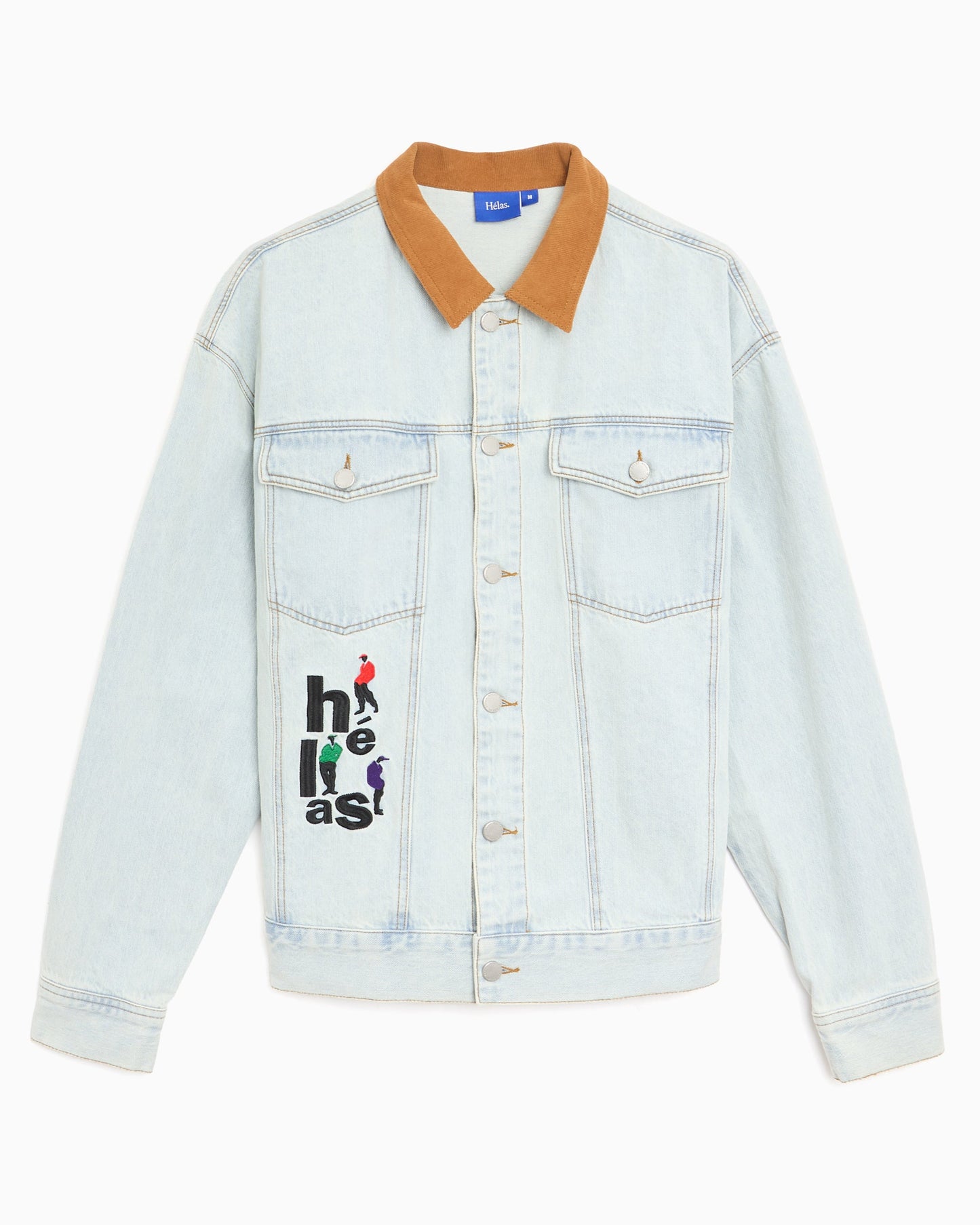 Chaqueta vaquera bordado Hélas. Jazzy para hombre