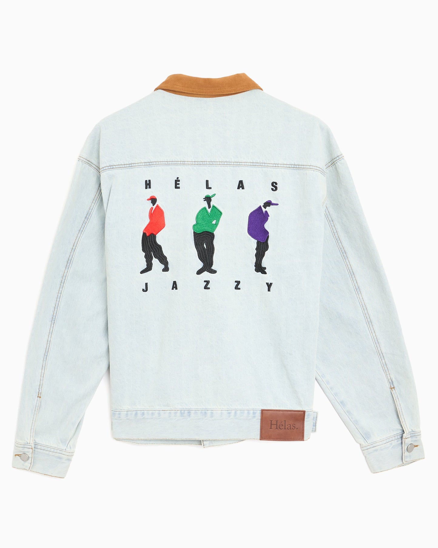Chaqueta vaquera bordado Hélas. Jazzy para hombre
