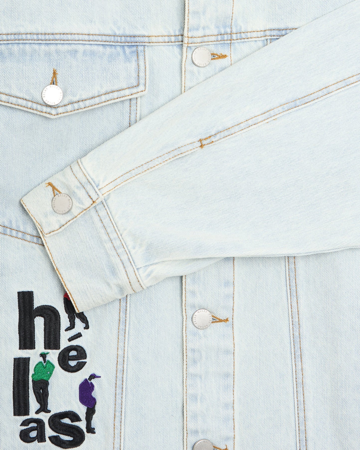 Chaqueta vaquera bordado Hélas. Jazzy para hombre
