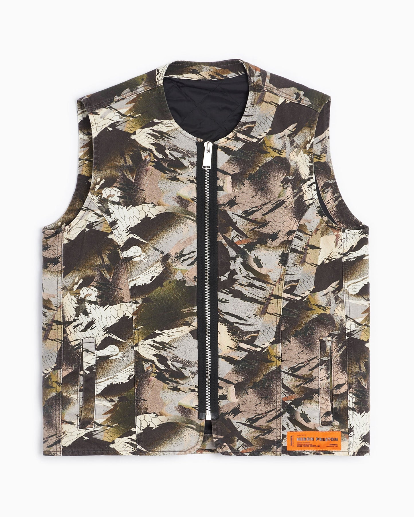 Chaleco Heron Preston Camo Military Men's Vest para hombre