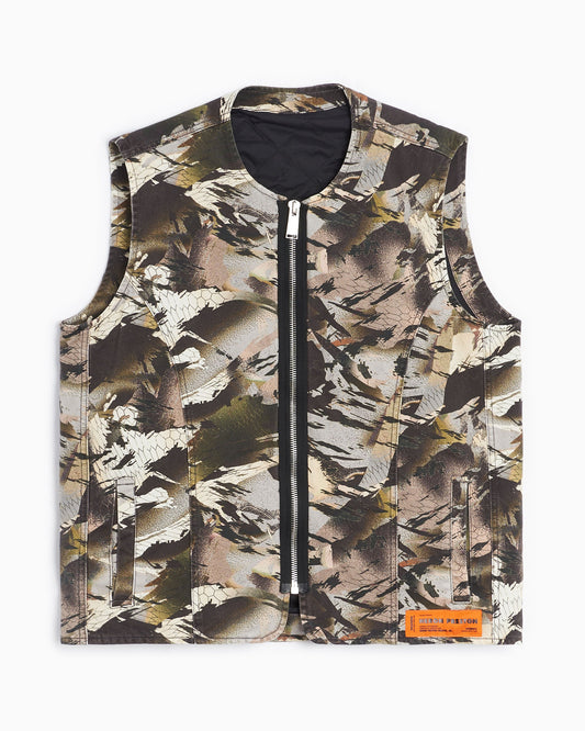 Chaleco Heron Preston Camo Military Men's Vest para hombre