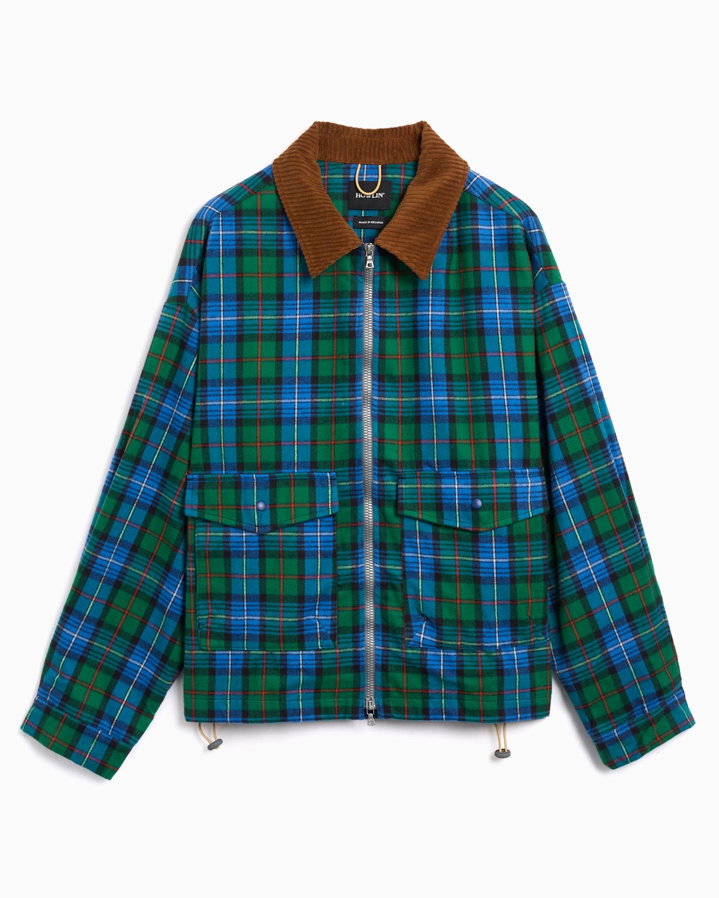 Chaqueta ligera de cuadros Boxy Howlin' Swing para hombre
