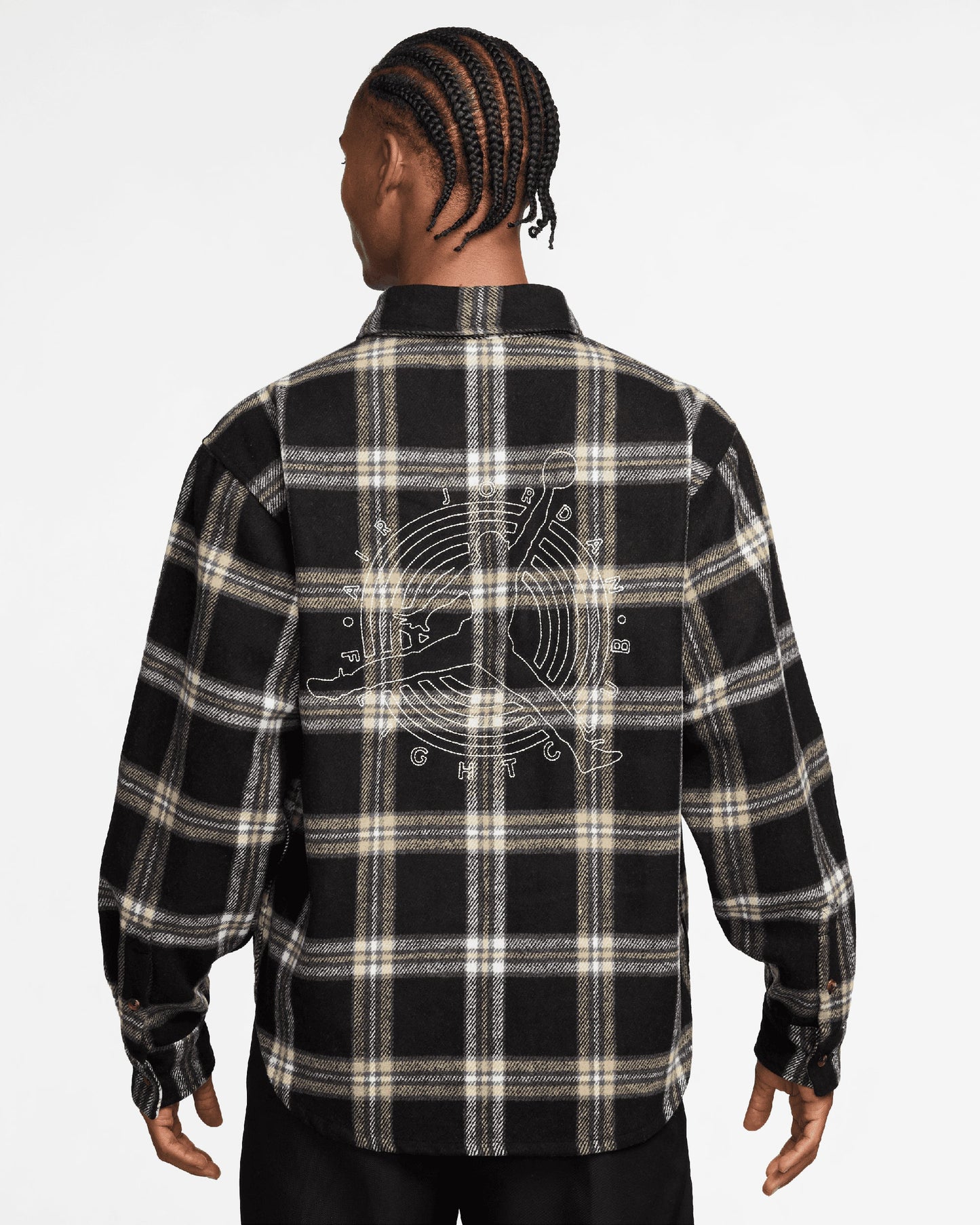Sobrecamisa de cuadros Relaxed Jordan Flight Flannel para hombre