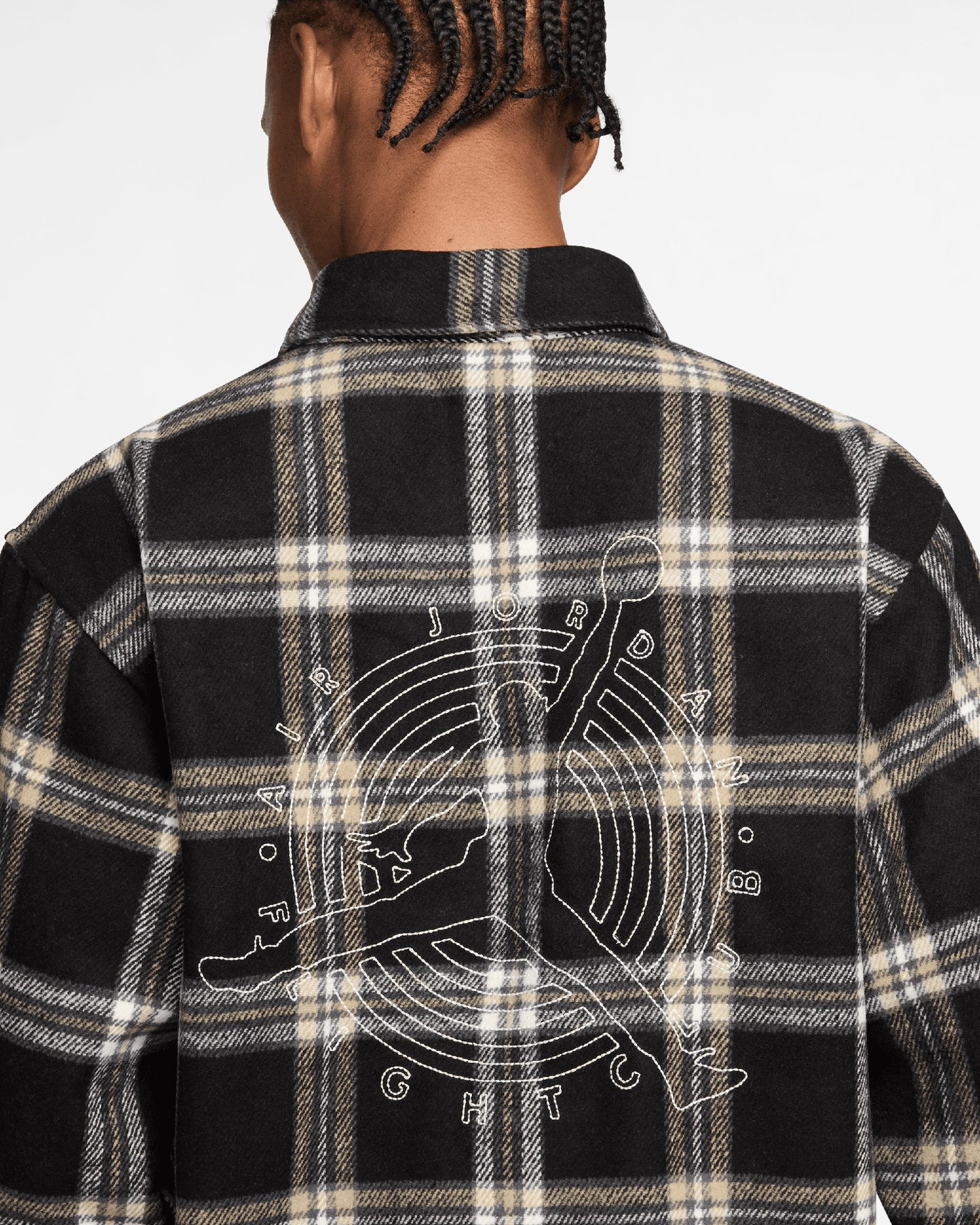 Sobrecamisa de cuadros Relaxed Jordan Flight Flannel para hombre