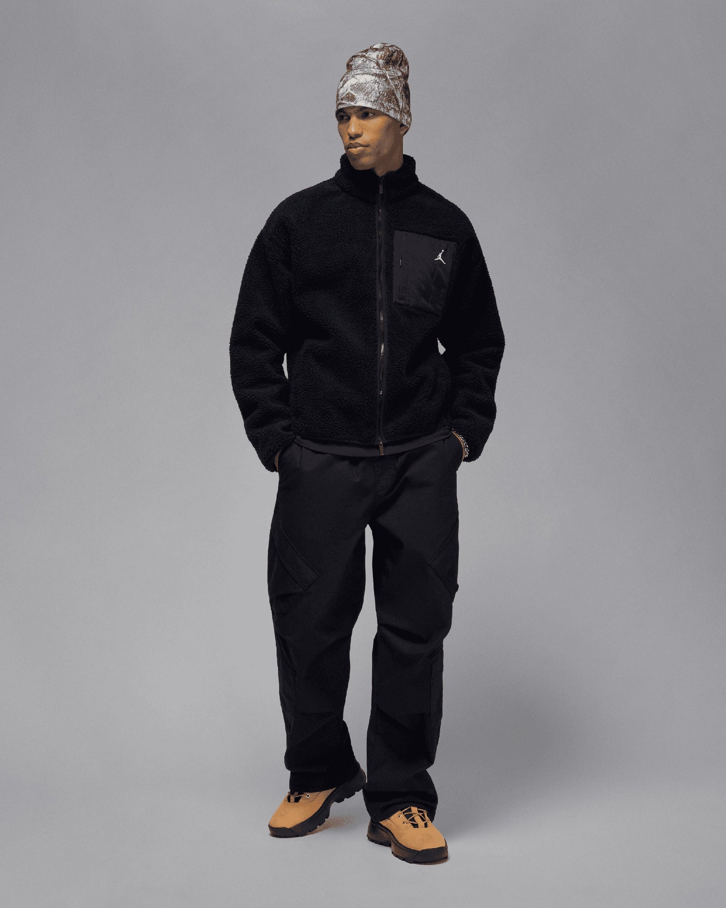 Forro polar Relaxed Jordan Flight Mountainside Faux Fur para hombre