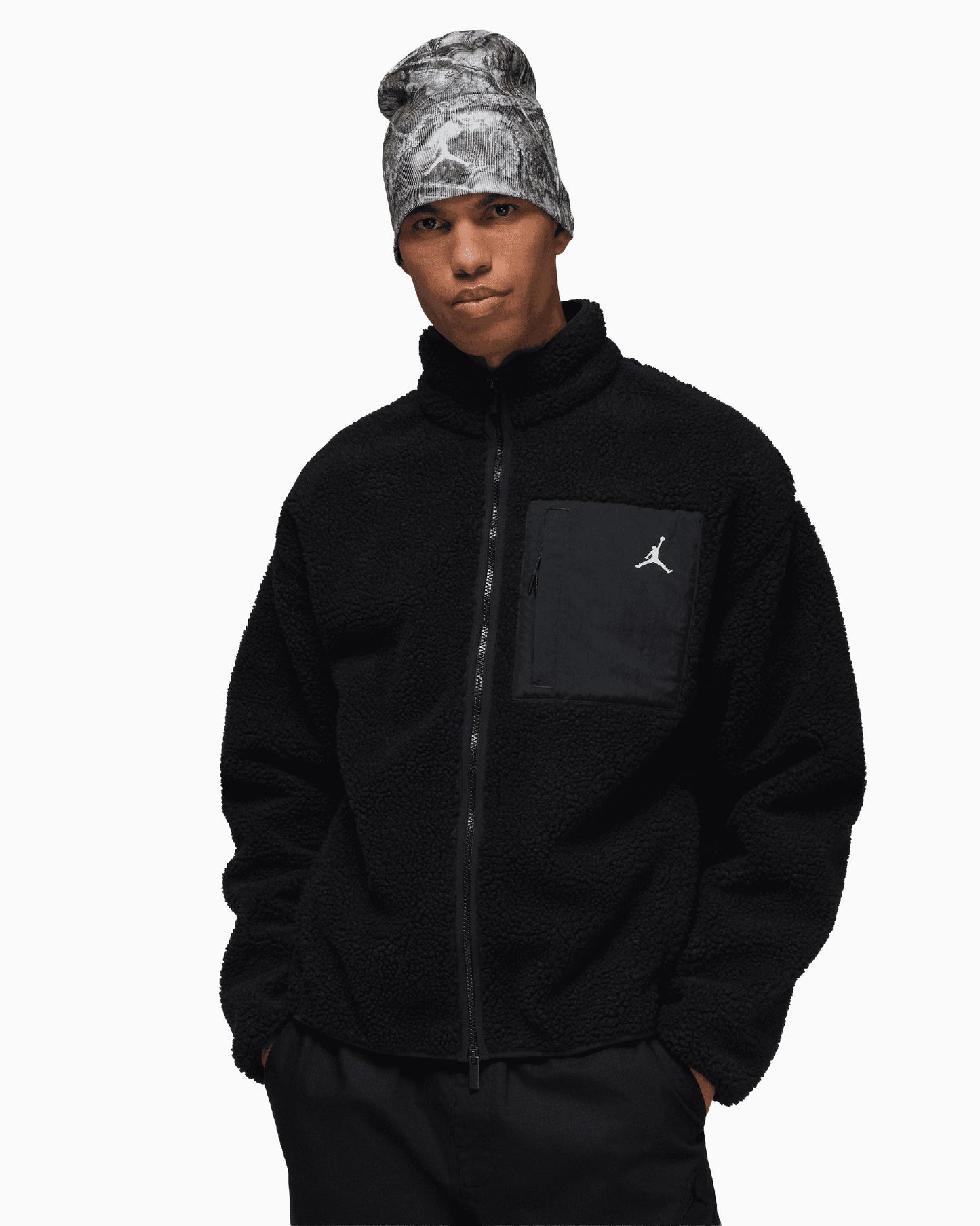 Forro polar Relaxed Jordan Flight Mountainside Faux Fur para hombre