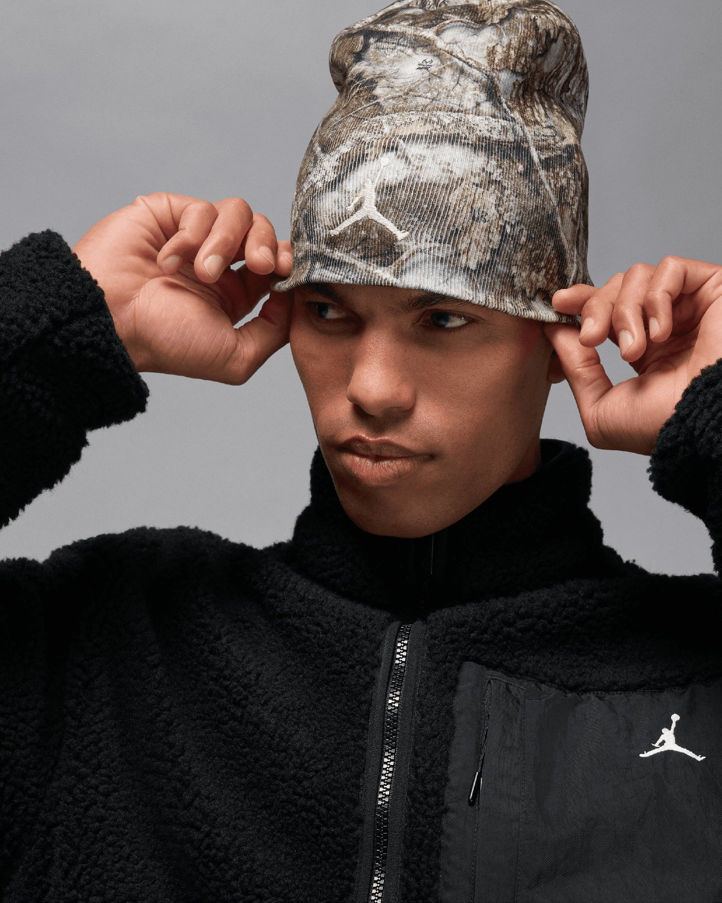 Forro polar Relaxed Jordan Flight Mountainside Faux Fur para hombre
