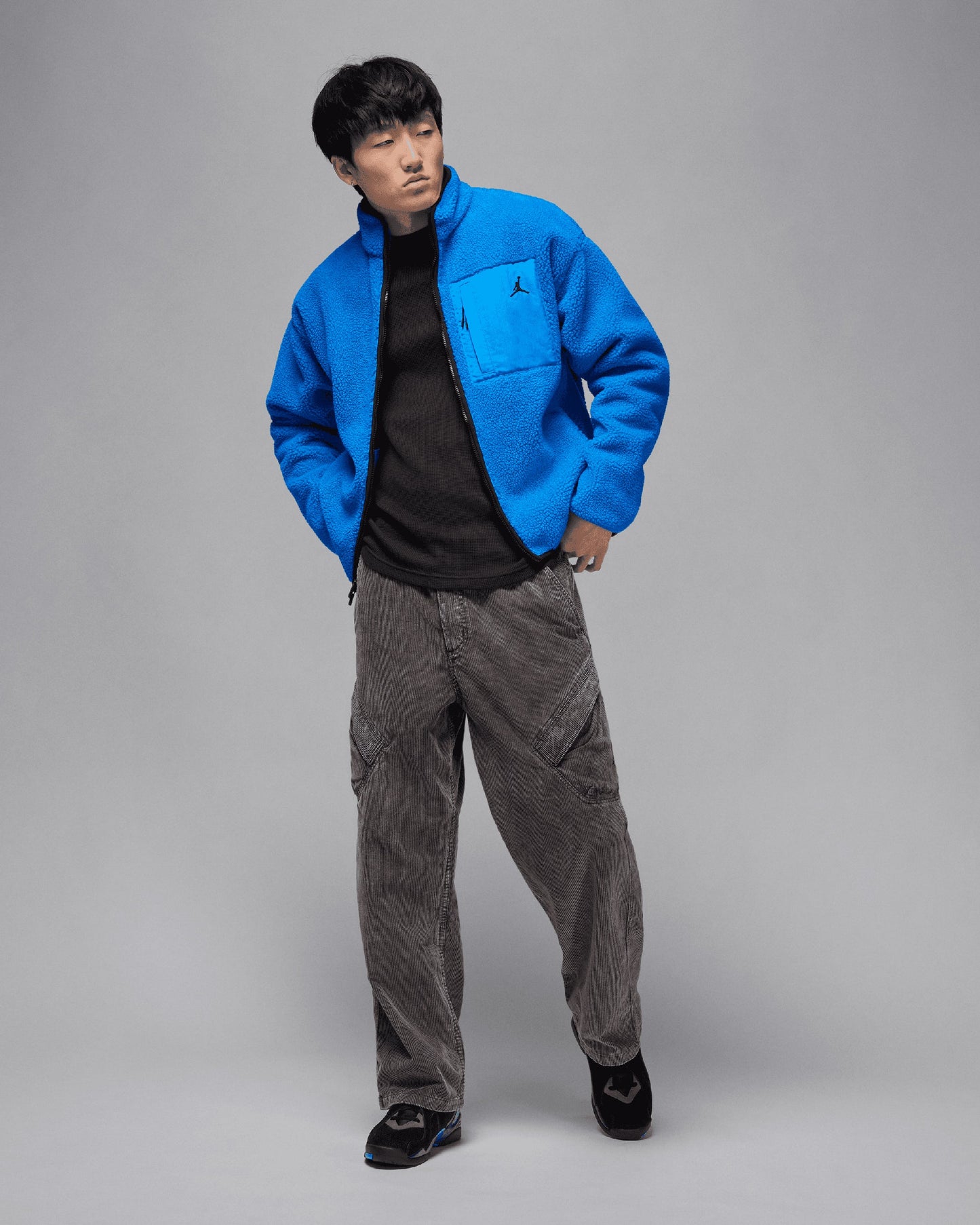 Forro polar Relaxed Jordan Flight Mountainside Faux Fur para hombre