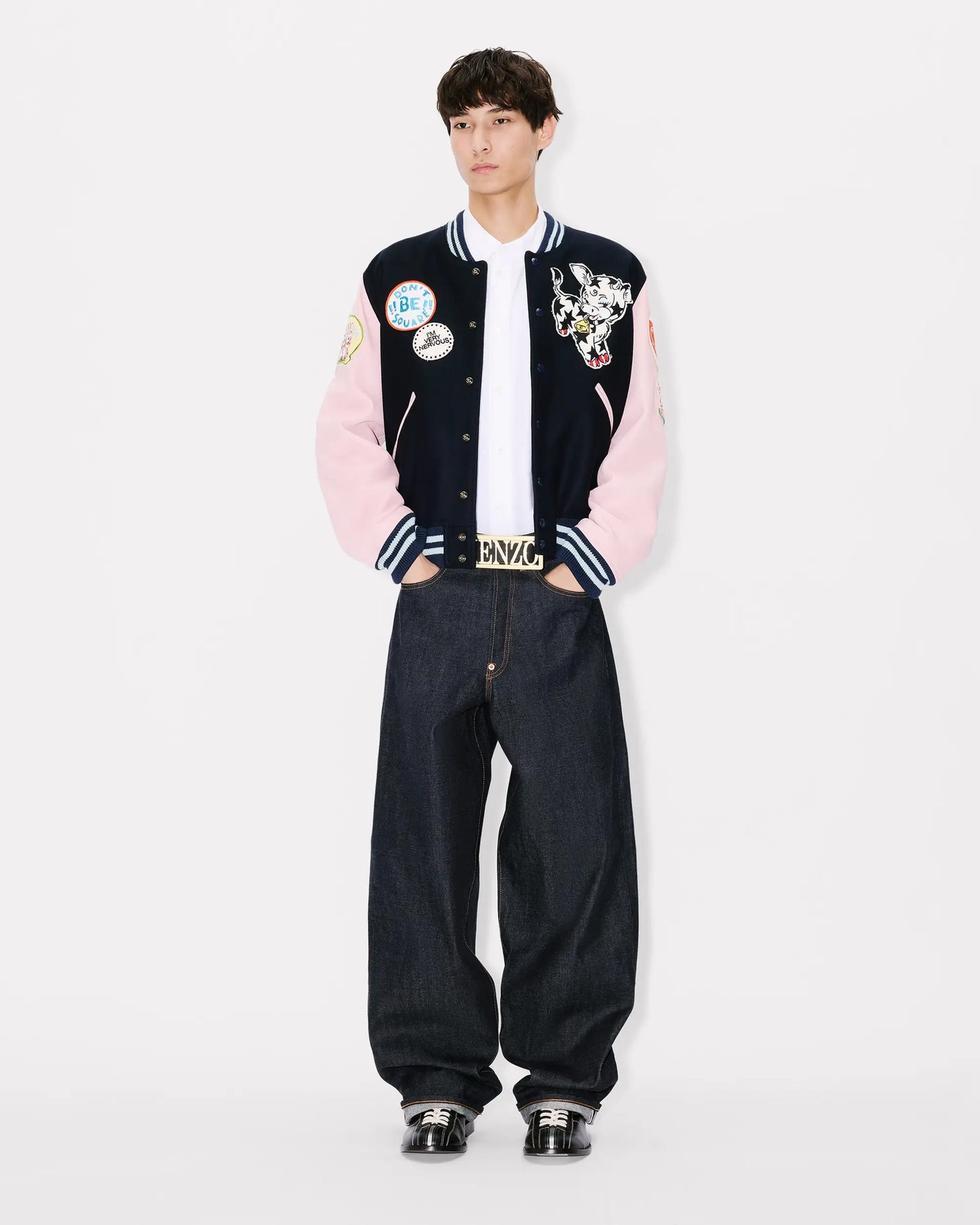 Bomber bordado Boxy Kenzo "Badges" para hombre