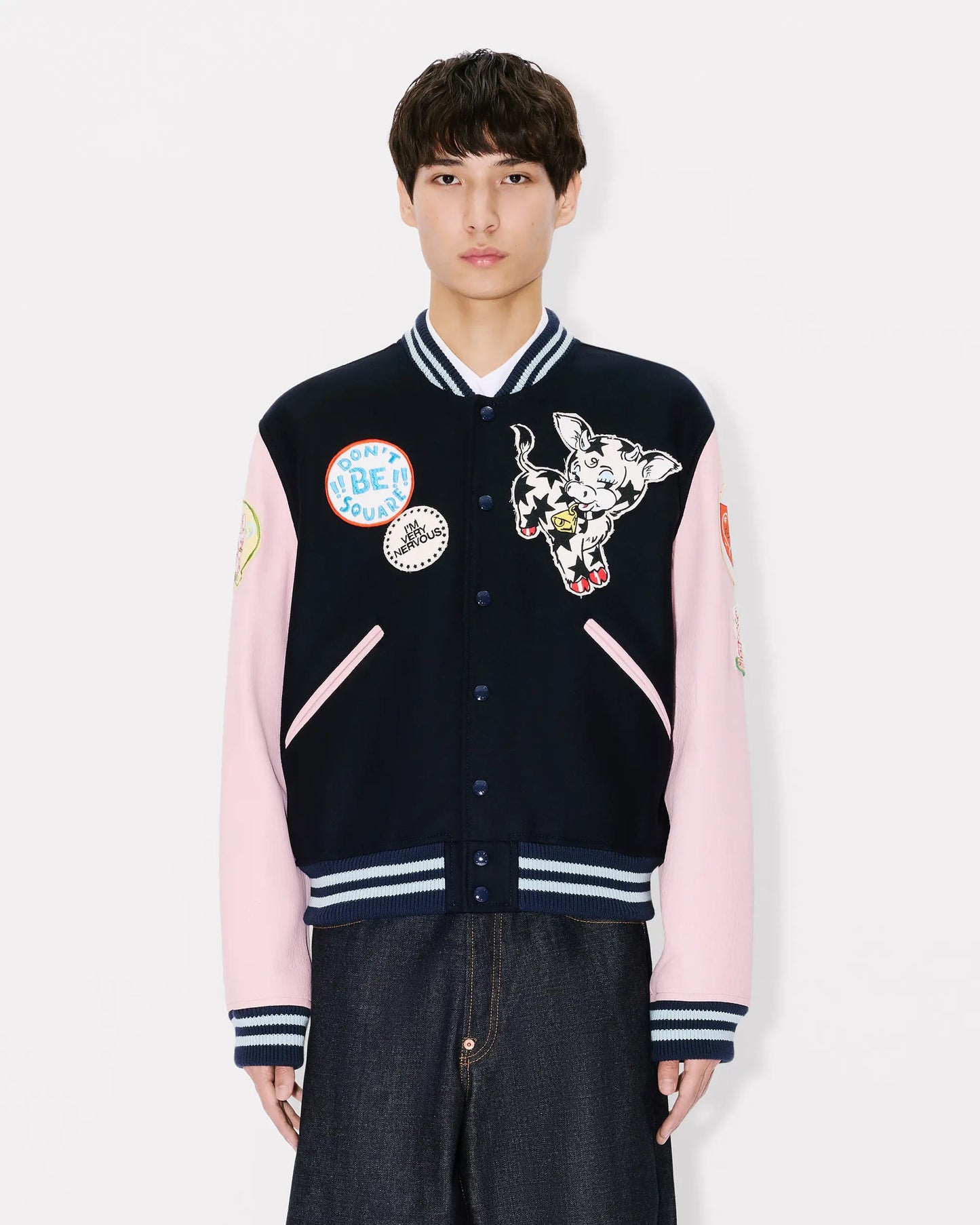 Bomber bordado Boxy Kenzo "Badges" para hombre