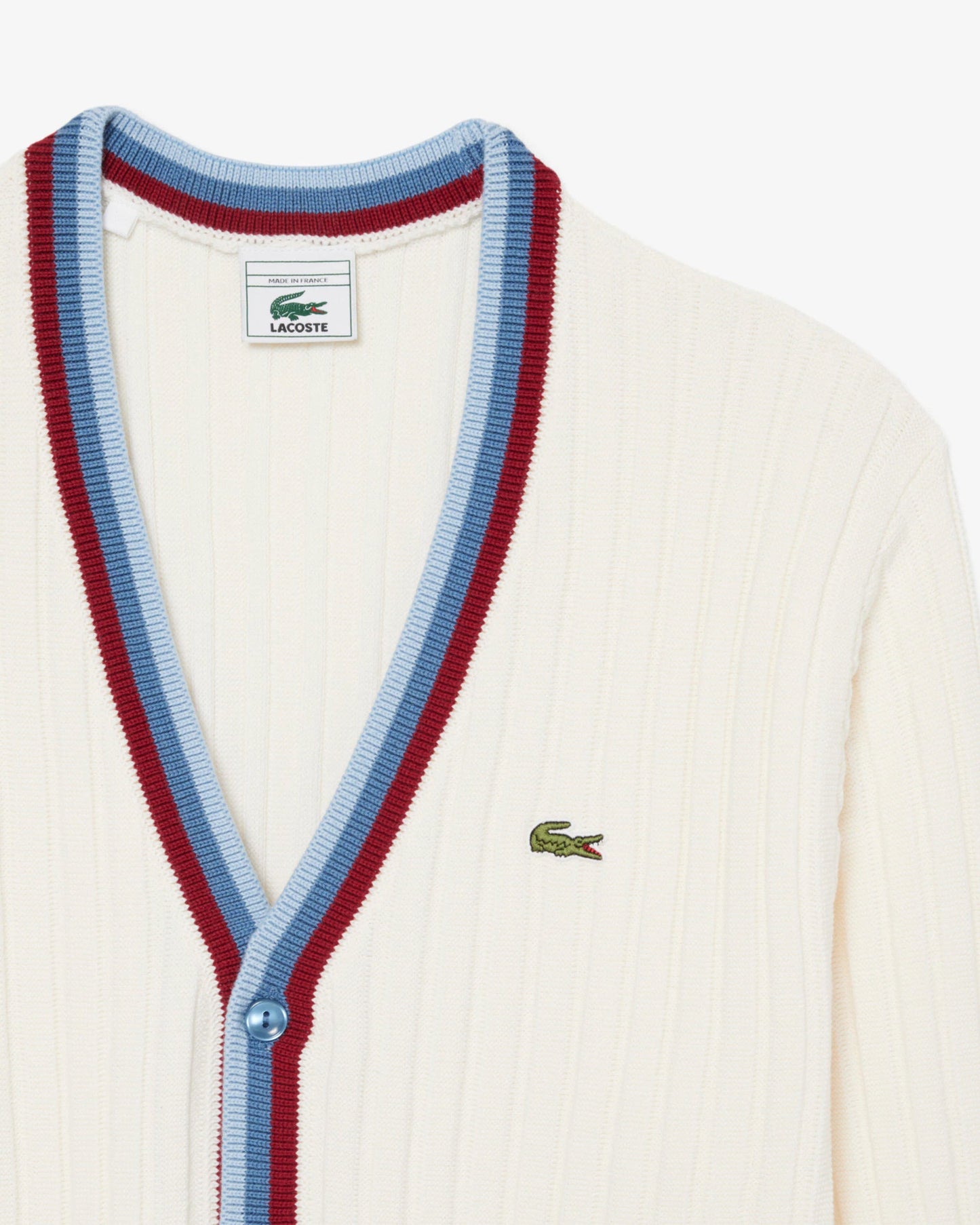 Cardigan con logo Lacoste Re-edition para hombre