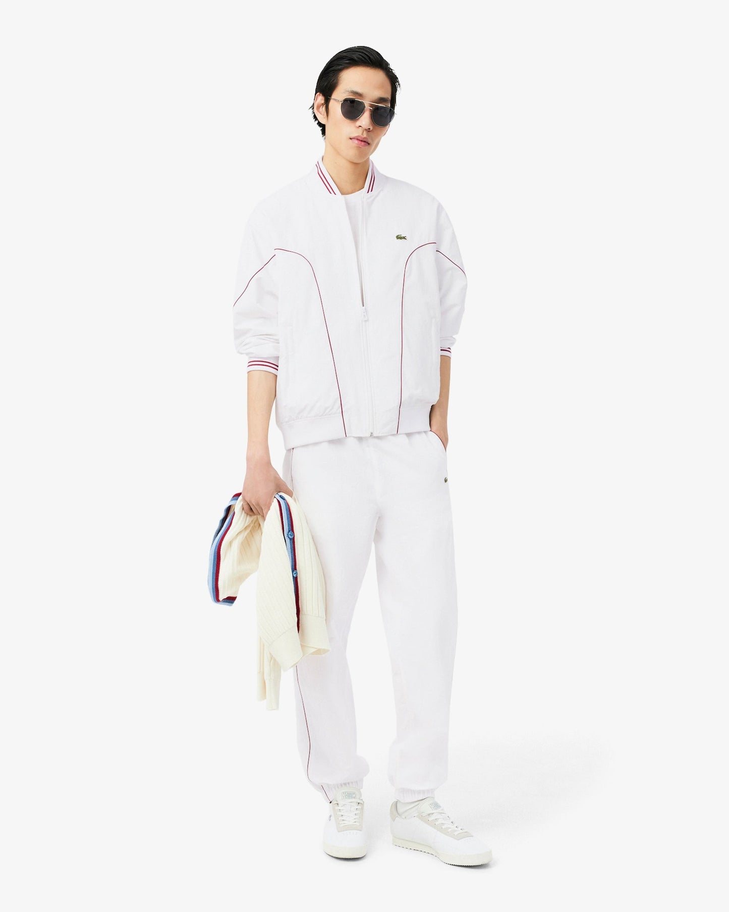 Chaqueta de chandal con logo Relaxed Lacoste Re-edition para hombre