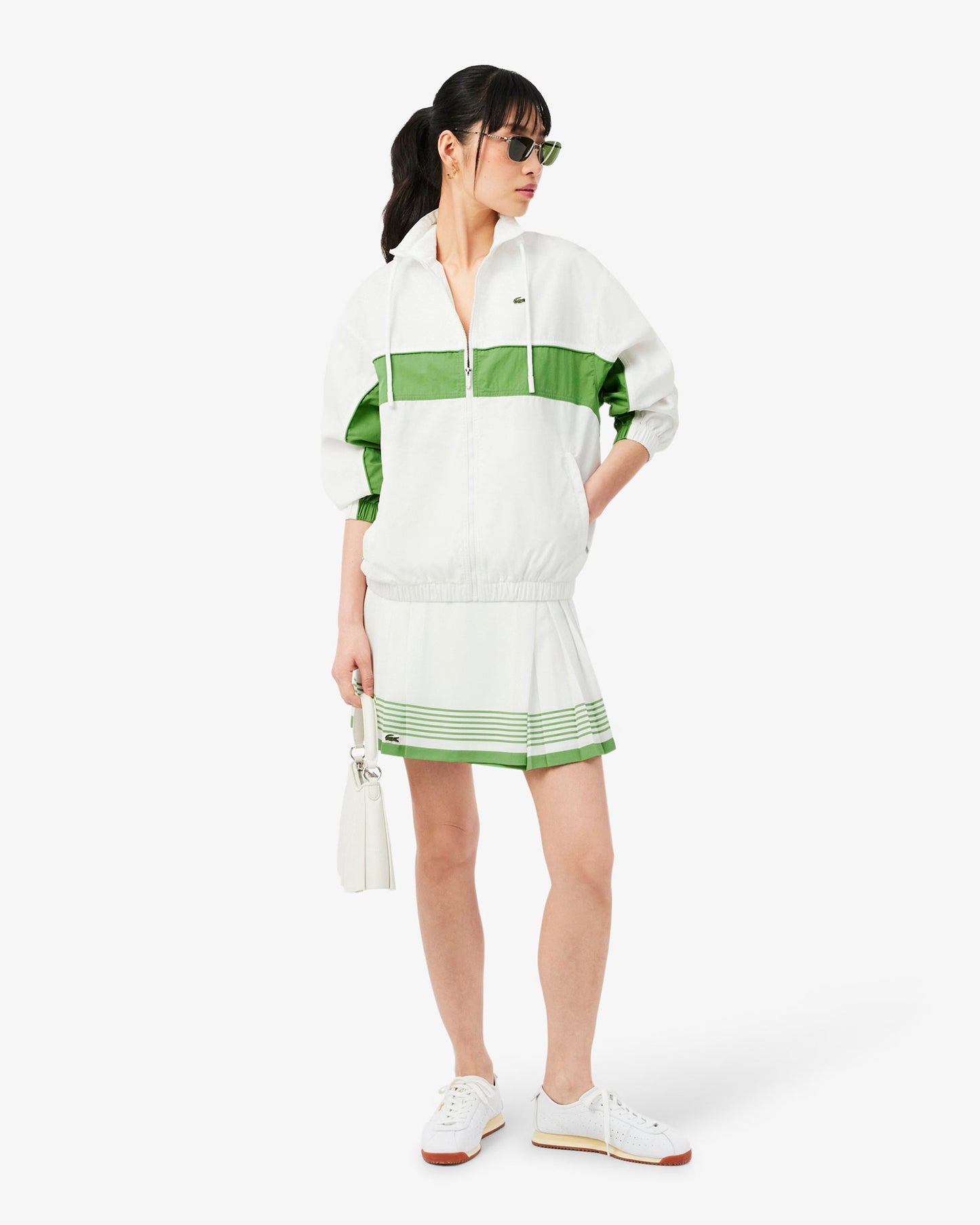 Chaqueta ligera con logo Relaxed Lacoste Re-edition para mujer