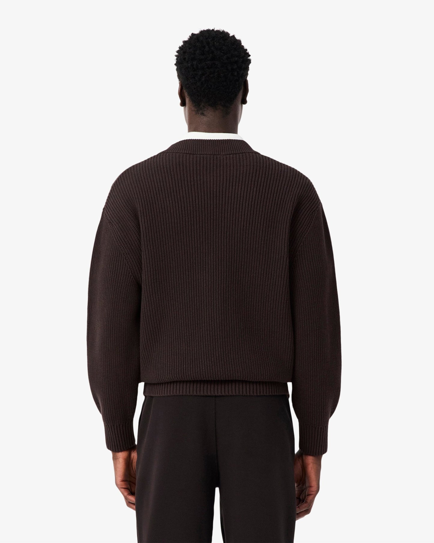 Cardigan con logo Relaxed Lacoste Retro para hombre