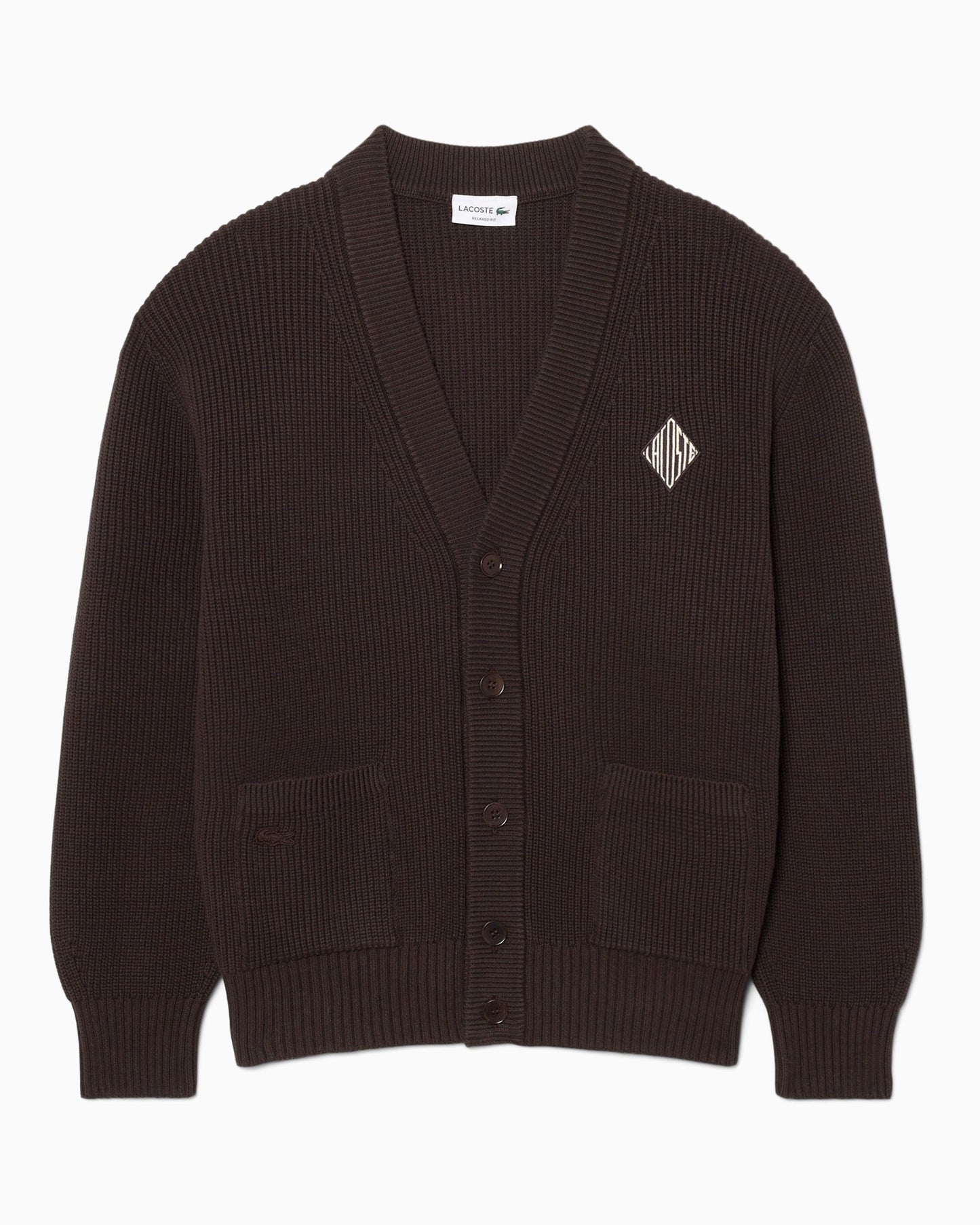 Cardigan con logo Relaxed Lacoste Retro para hombre