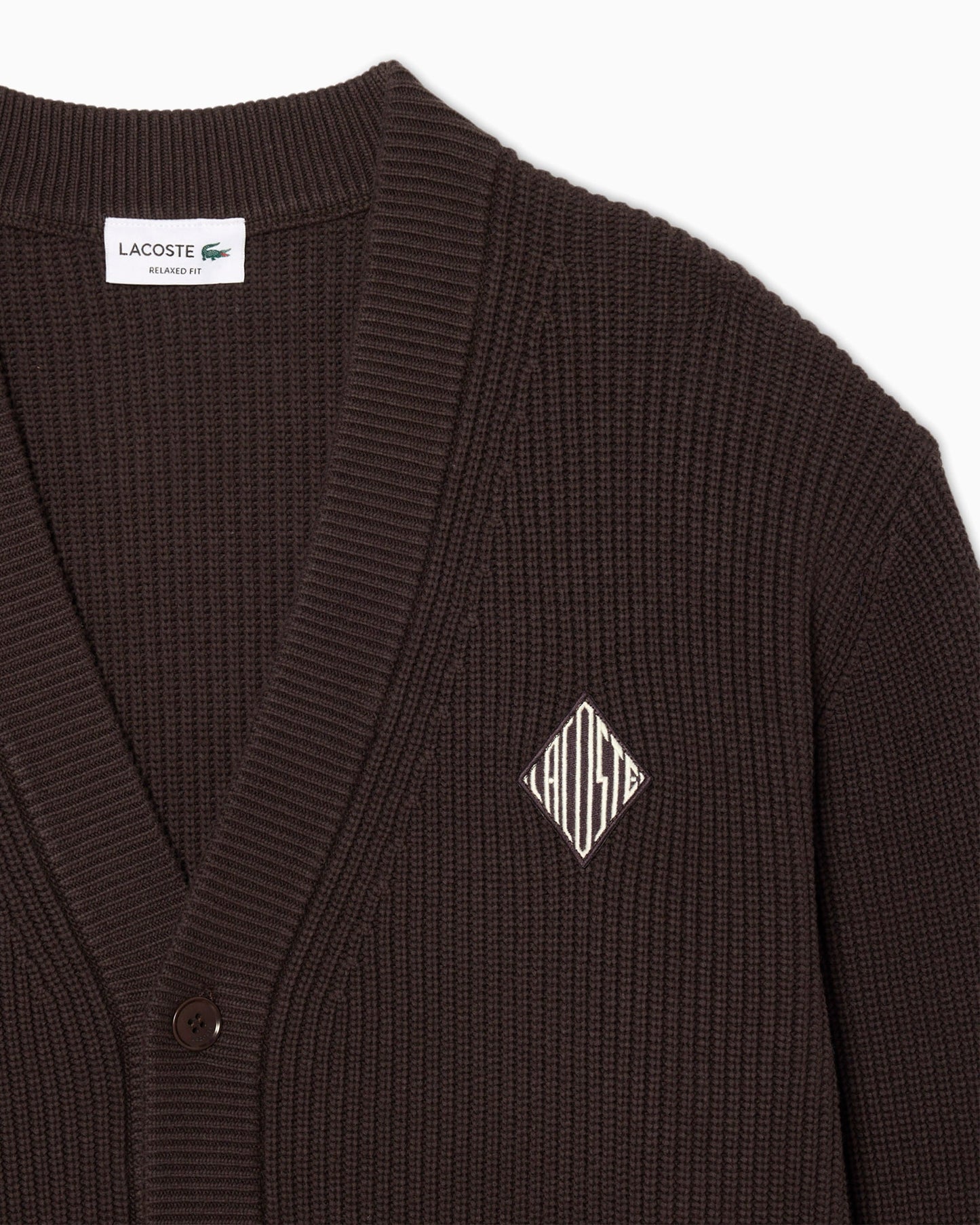 Cardigan con logo Relaxed Lacoste Retro para hombre