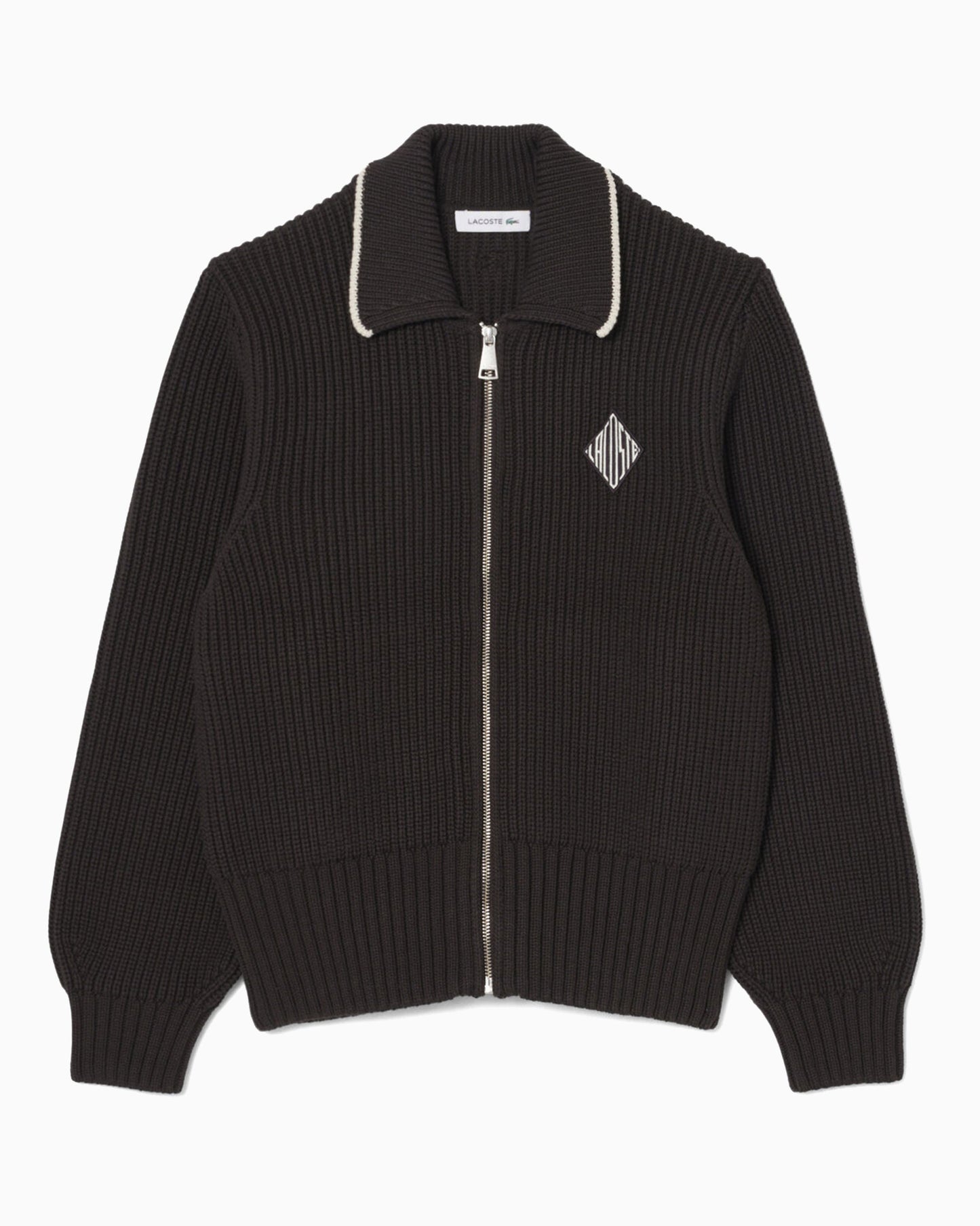 Cardigan con logo Relaxed Lacoste Retro para mujer