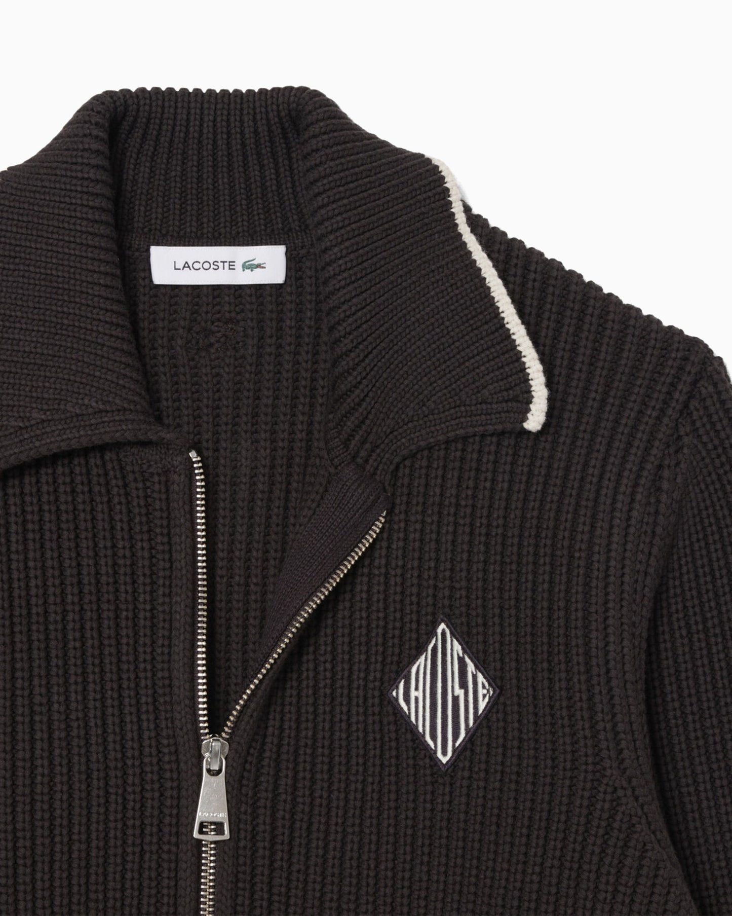 Cardigan con logo Relaxed Lacoste Retro para mujer