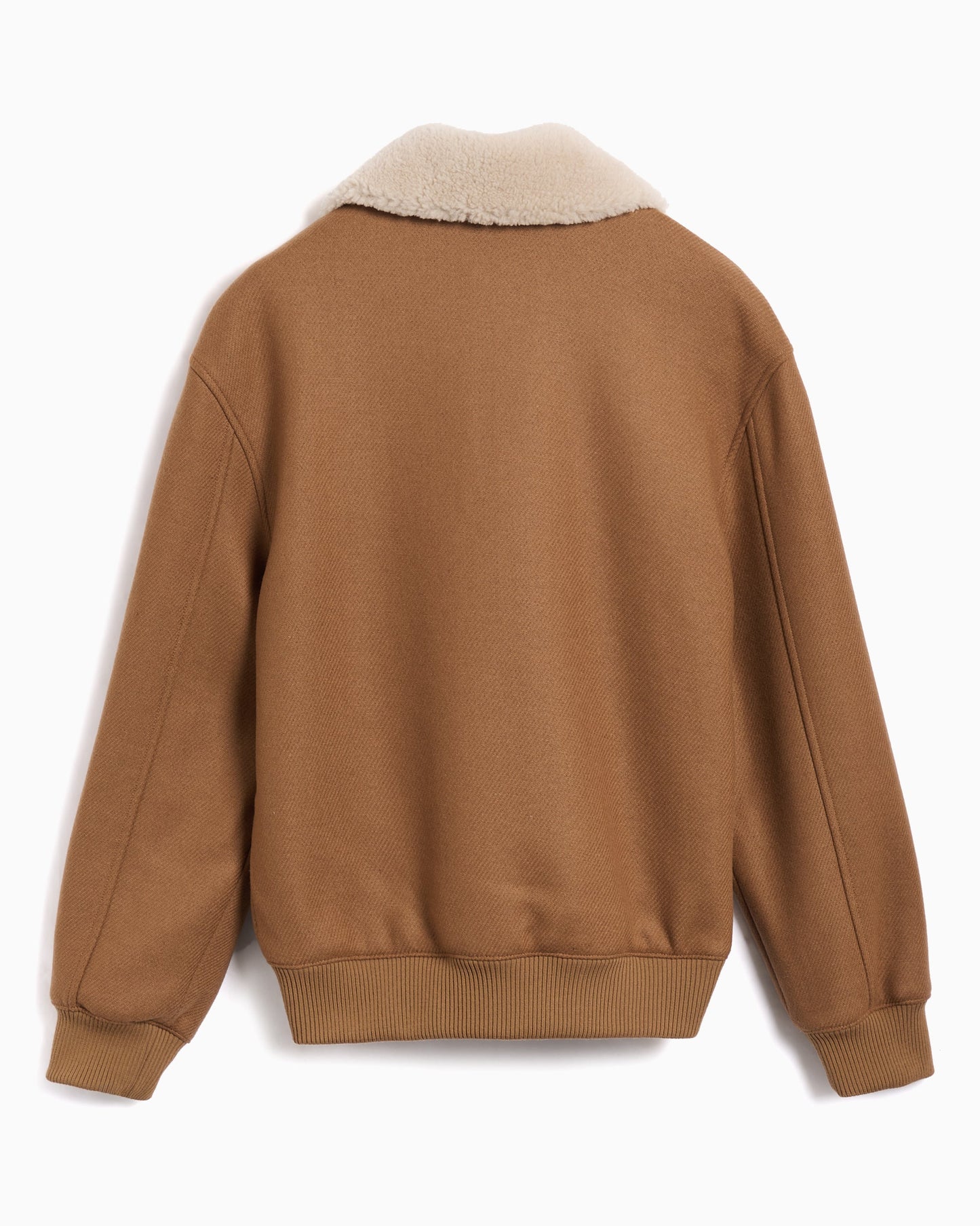 Bomber Relaxed Maison Kitsuné Shearling Collar para hombre