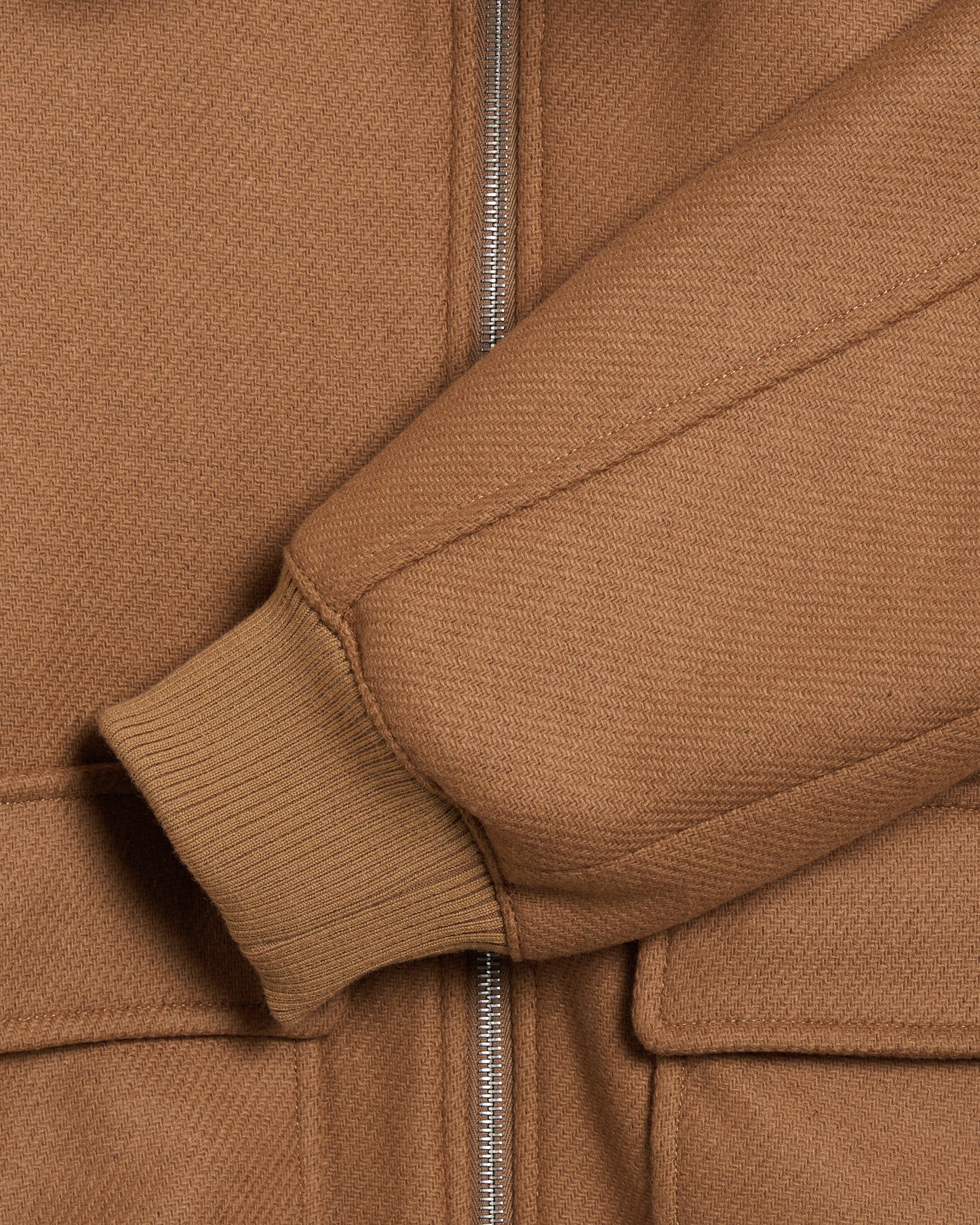 Bomber Relaxed Maison Kitsuné Shearling Collar para hombre