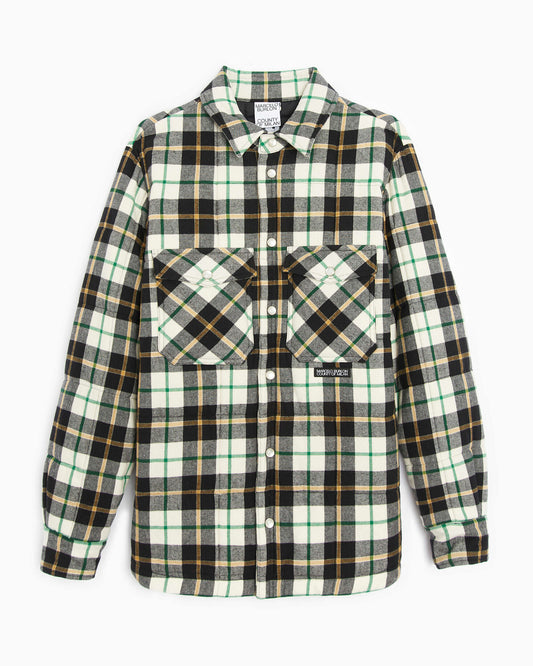 Sobrecamisa Marcelo Burlon Logo Cott Check Pad Men's Overshirt para hombre