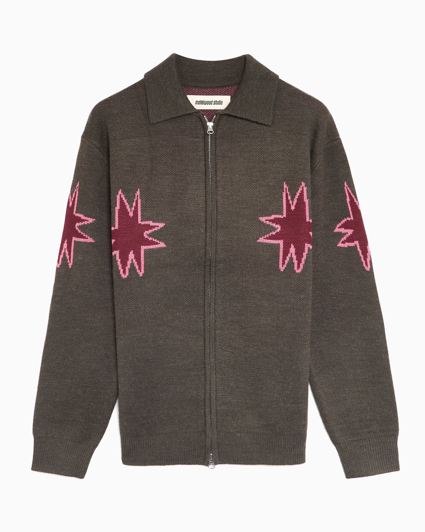 Cardigan con gráfico Metalwood Kiki para hombre