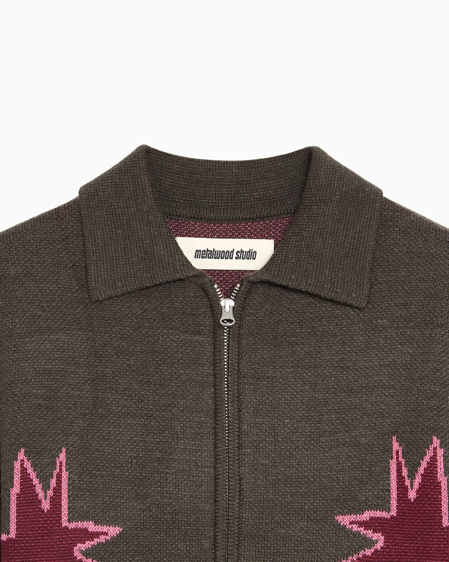 Cardigan con gráfico Metalwood Kiki para hombre