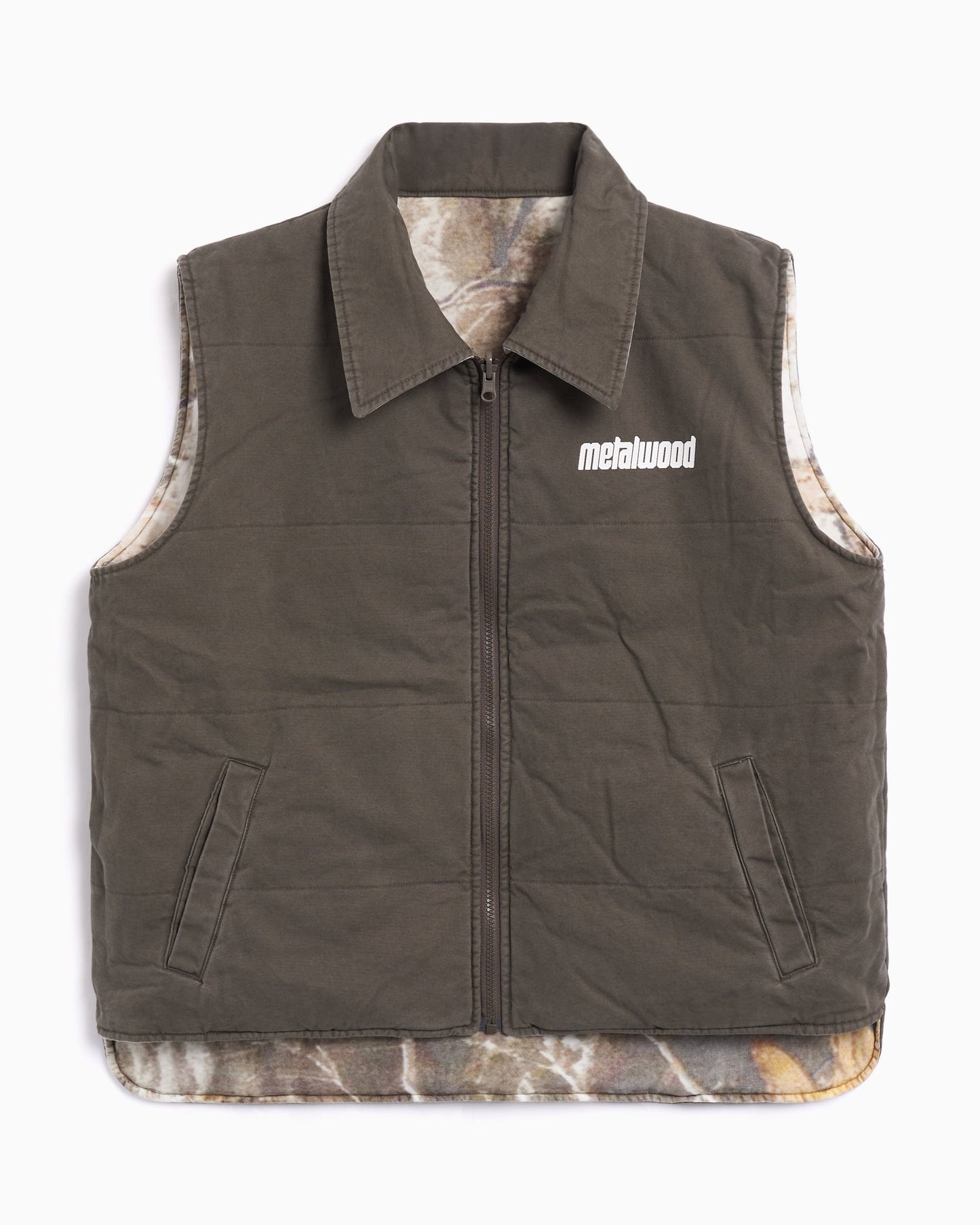 Chaleco Metalwood Poly Filled Reversible para hombre