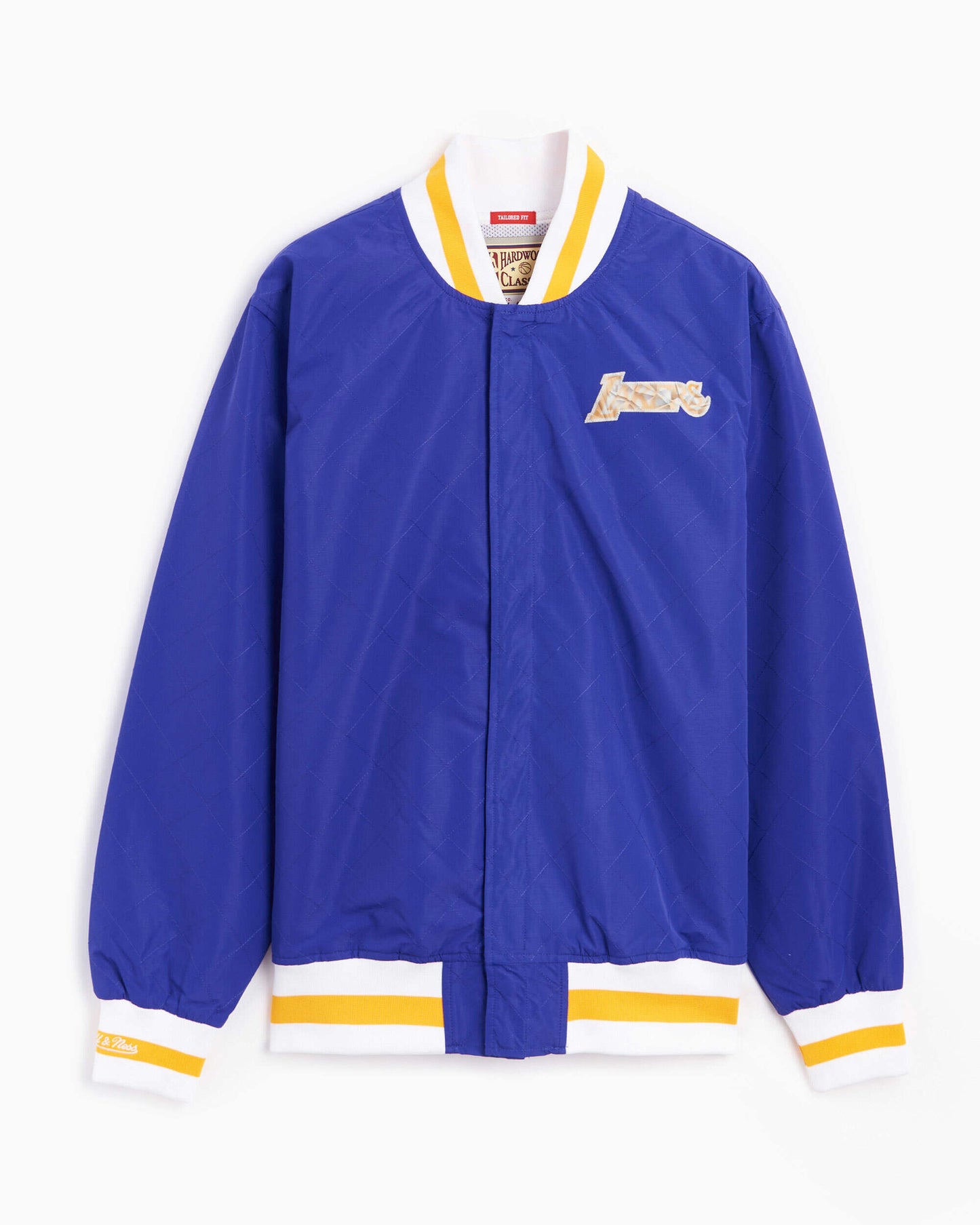 Chaqueta Mitchell & Ness 75th Anniversary Los Angeles Lakers Men's Warm Up Jacket para hombre