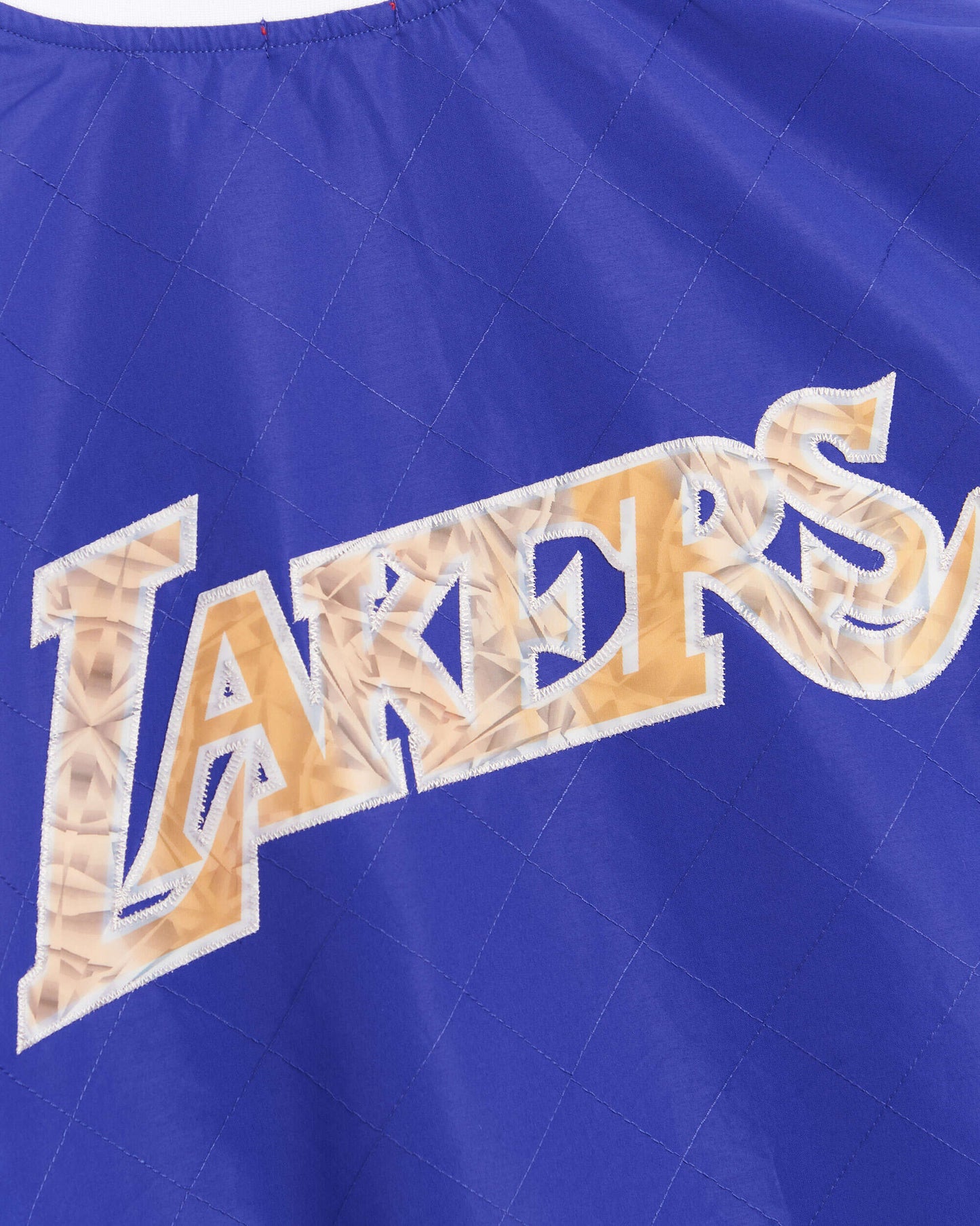 Chaqueta Mitchell & Ness 75th Anniversary Los Angeles Lakers Men's Warm Up Jacket para hombre