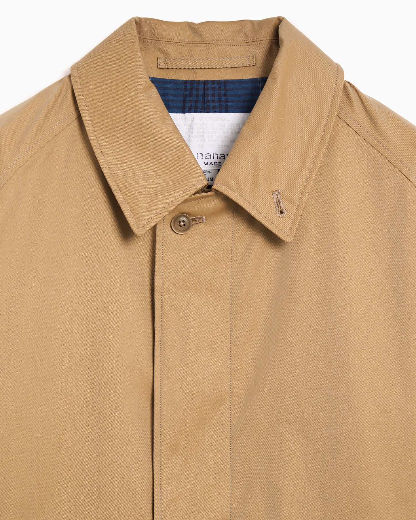 Chaqueta impermeable nanamica Balmacaan Gore-Tex® para hombre