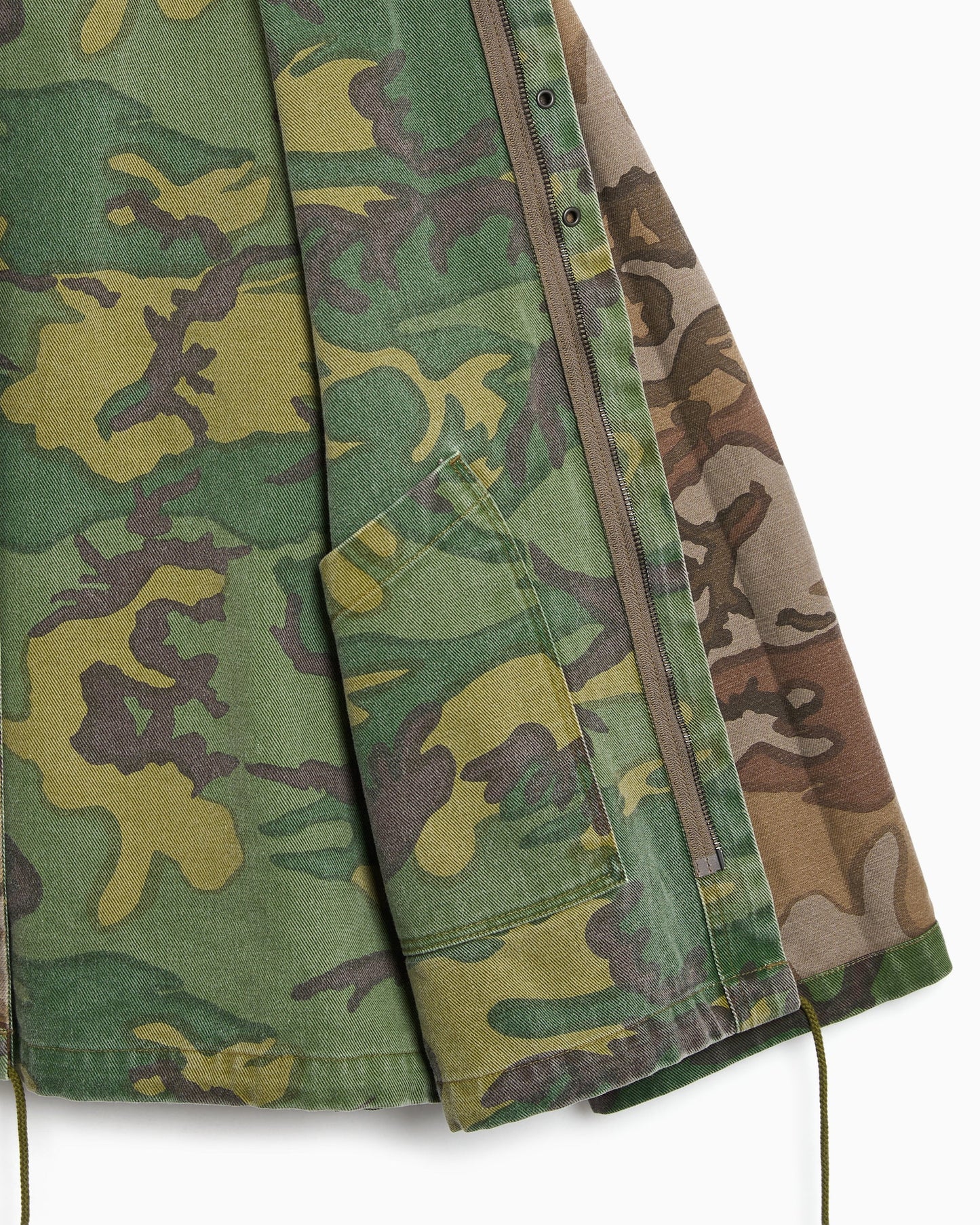 Chaqueta ligera camuflaje Relaxed Reversible Needles para hombre