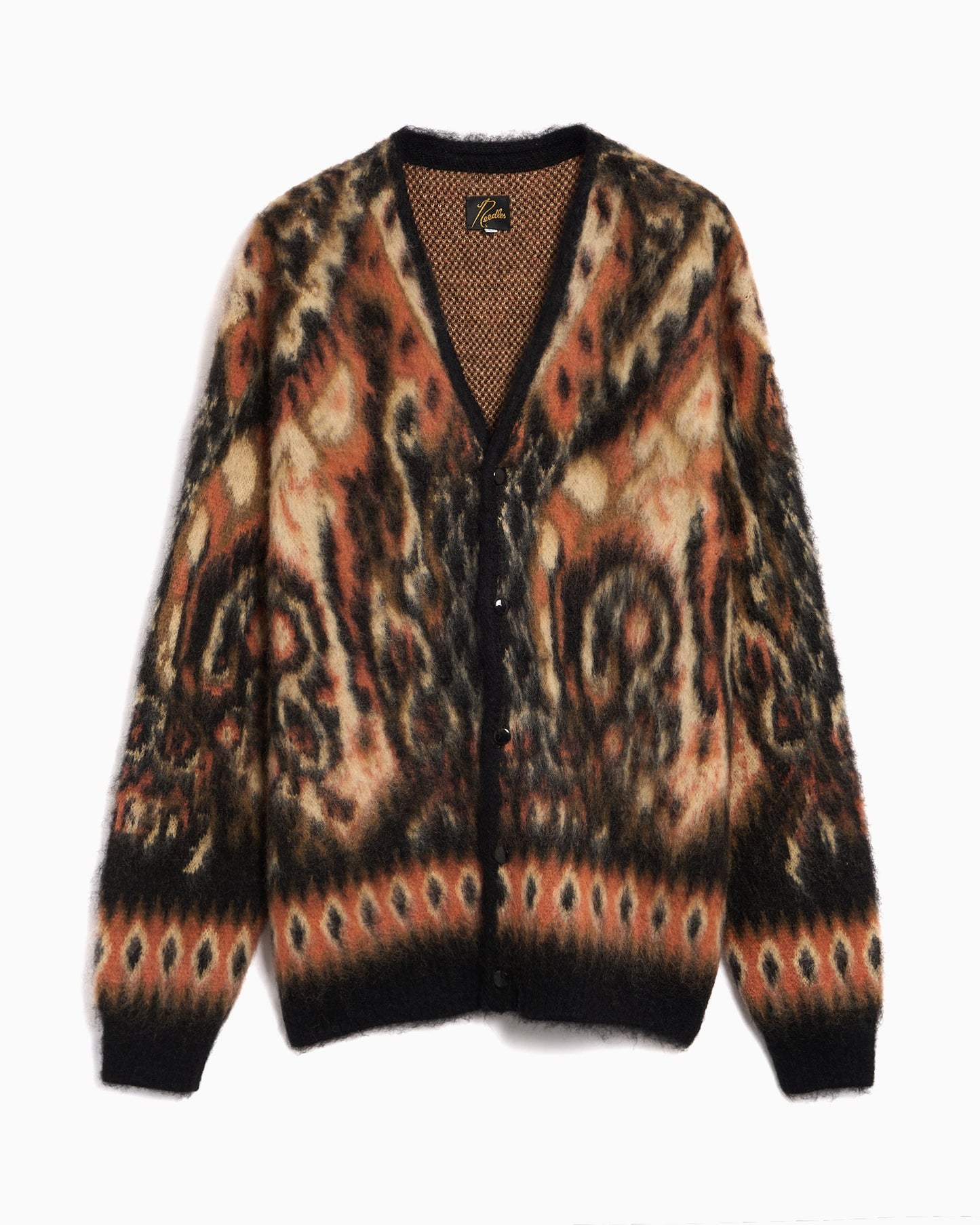 Cardigan Relaxed Needles Paisley para hombre