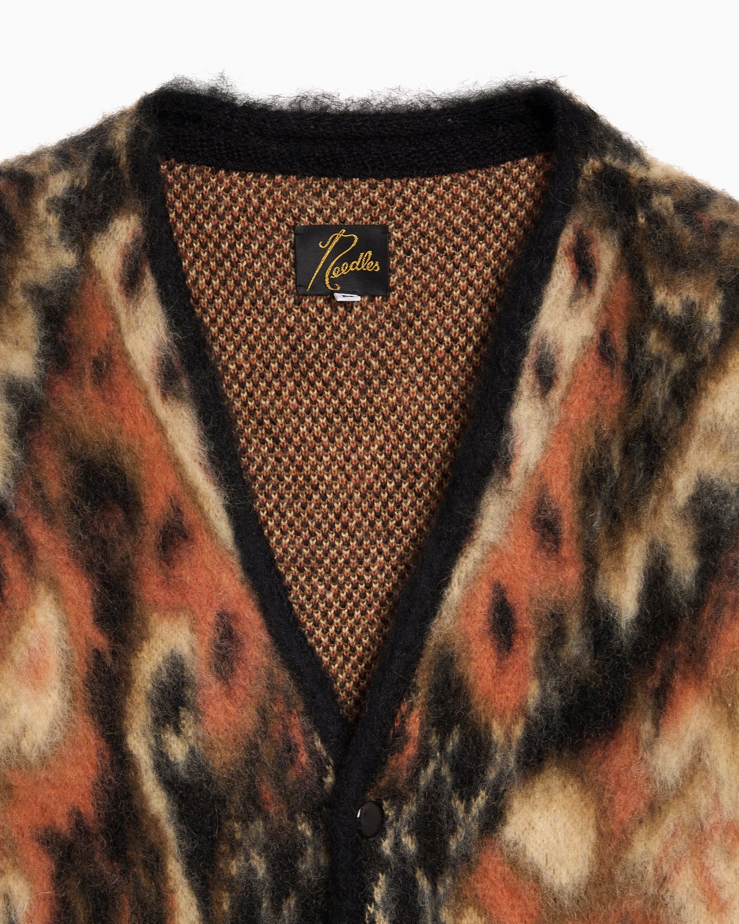 Cardigan Relaxed Needles Paisley para hombre