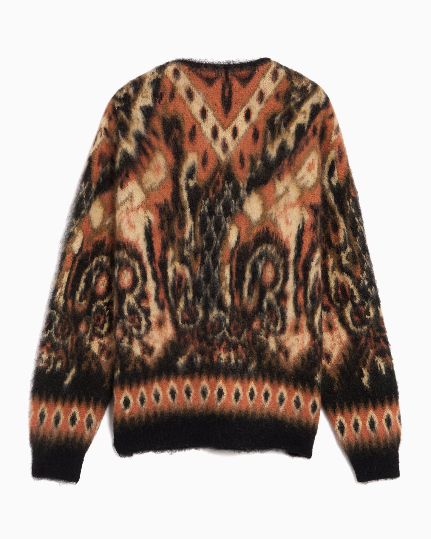 Cardigan Relaxed Needles Paisley para hombre
