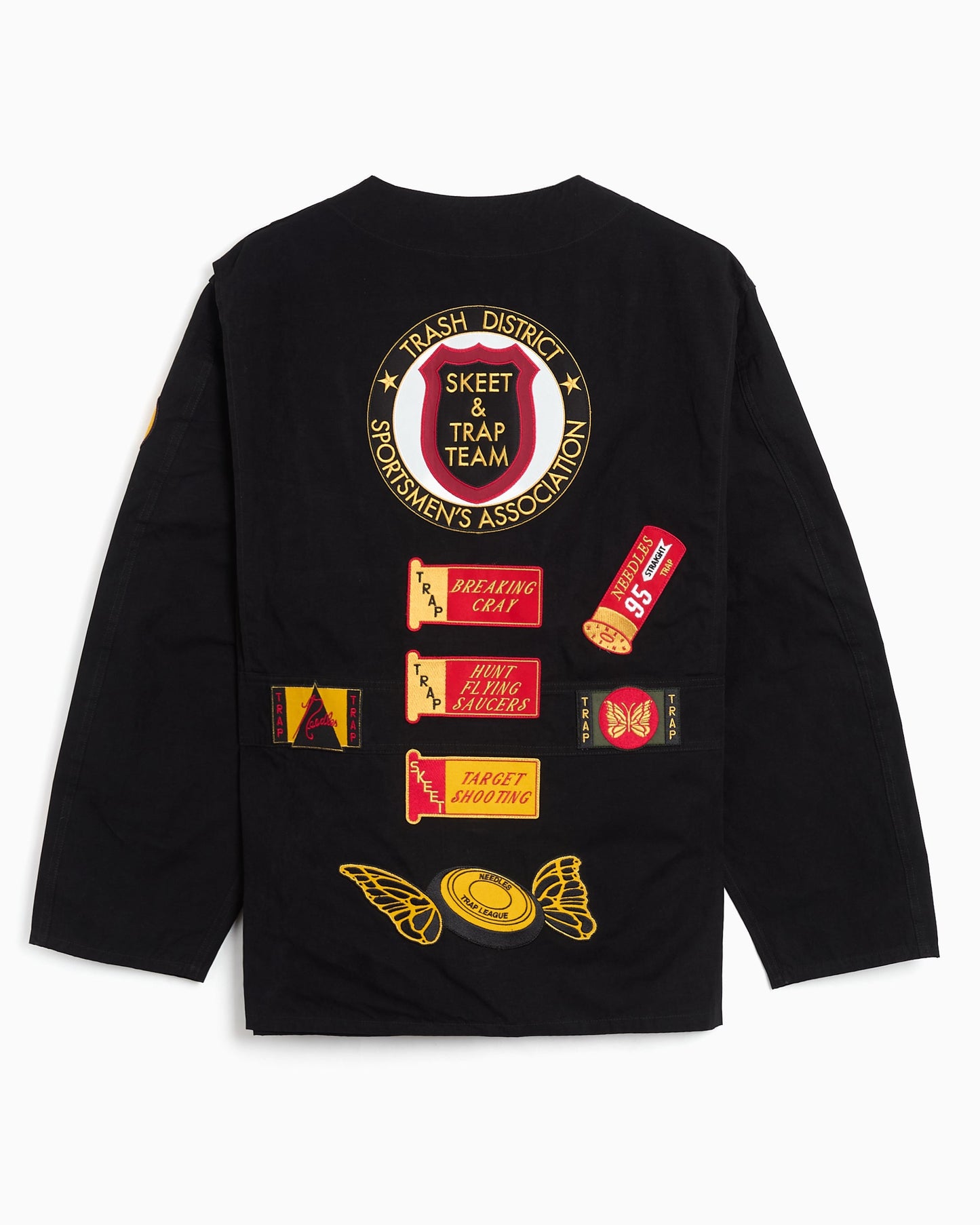 Chaqueta guateada bordado Relaxed Needles Shooting para hombre