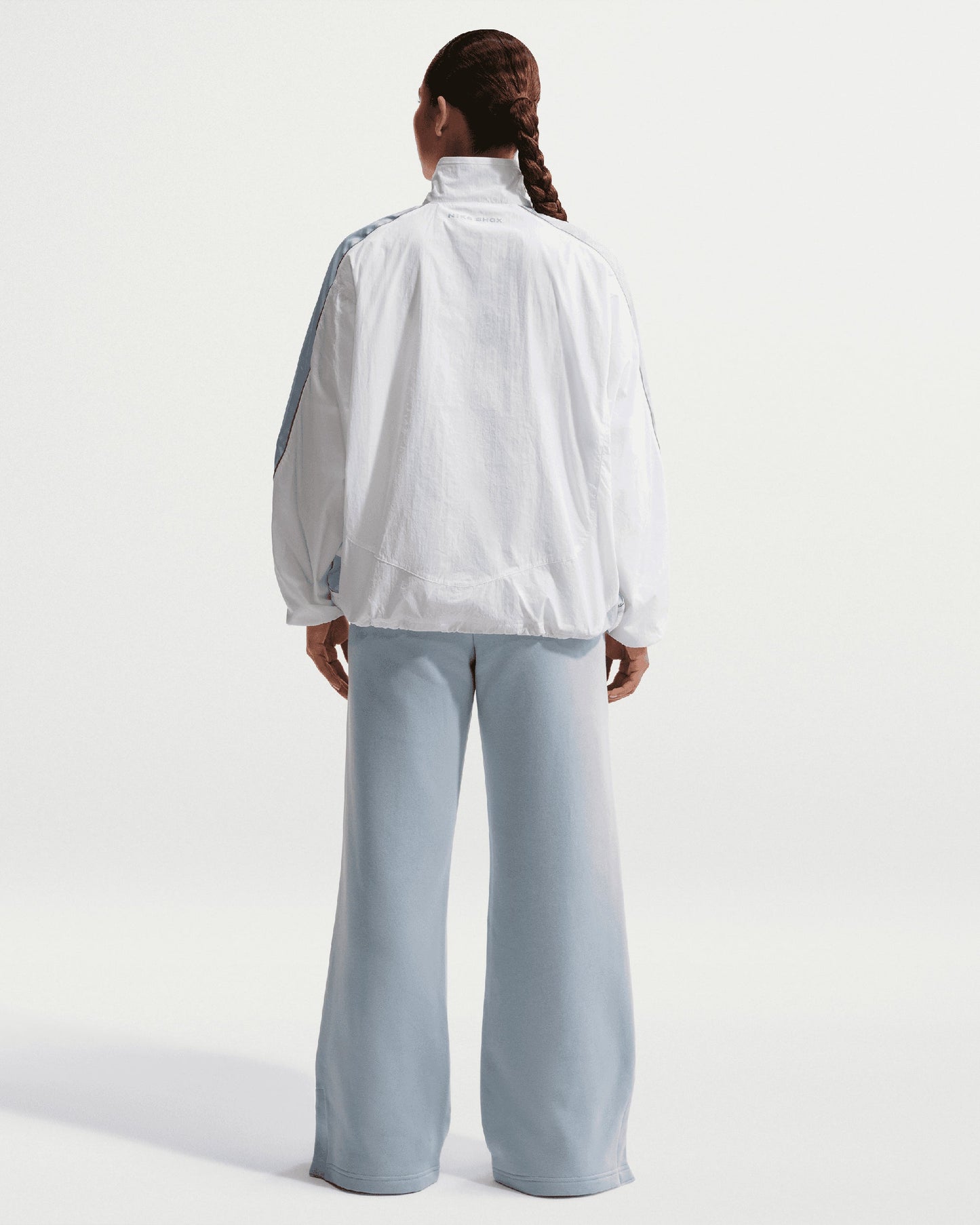 Chaqueta ligera con logo Oversize Nike Sportswear Shox Woven para mujer