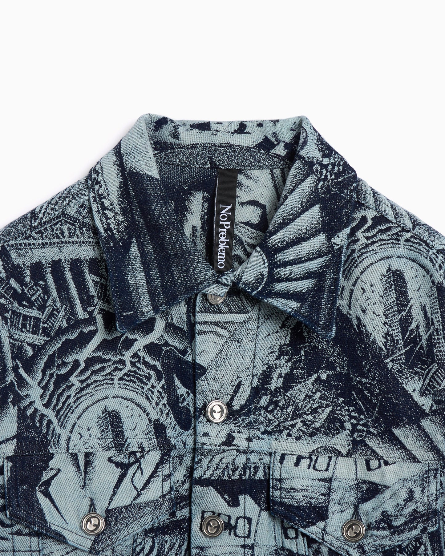 Chaqueta vaquera No Problemo Apocalypse Jacquard Men's Trucker Jacket para hombre