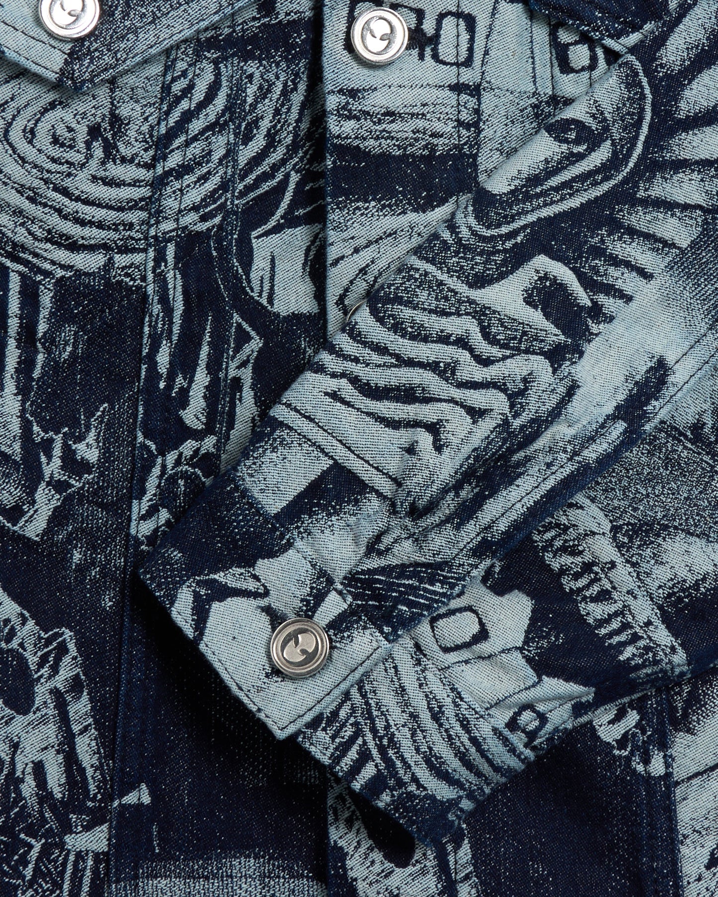 Chaqueta vaquera No Problemo Apocalypse Jacquard Men's Trucker Jacket para hombre