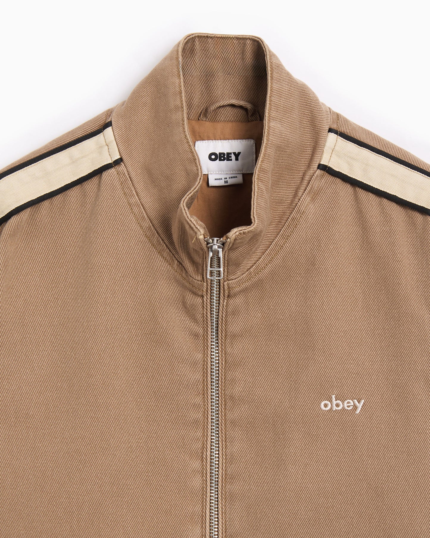 Chaqueta ligera OBEY Clothing Astrid Stripe para mujer