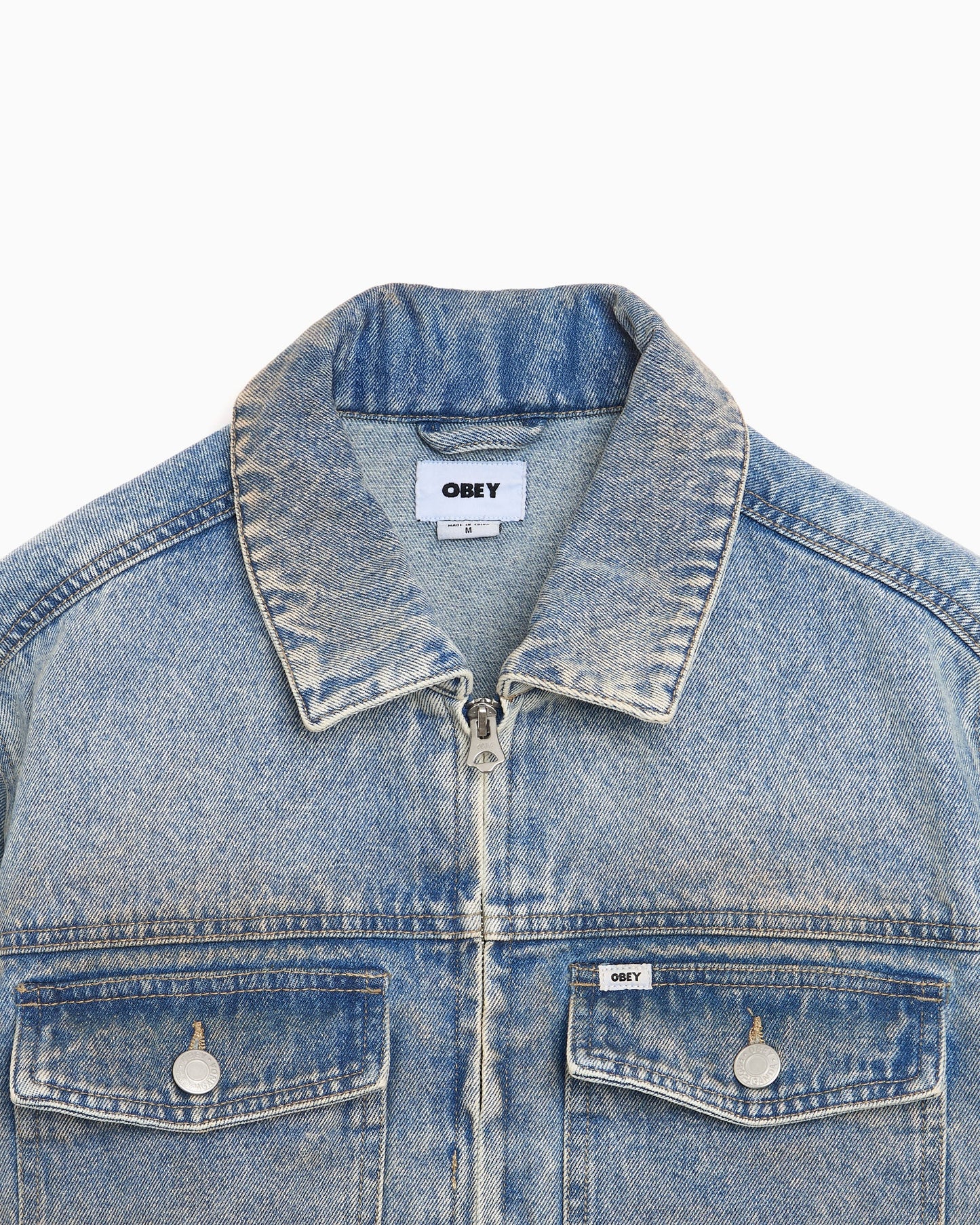 Chaqueta vaquera OBEY Clothing Base Trucker para hombre
